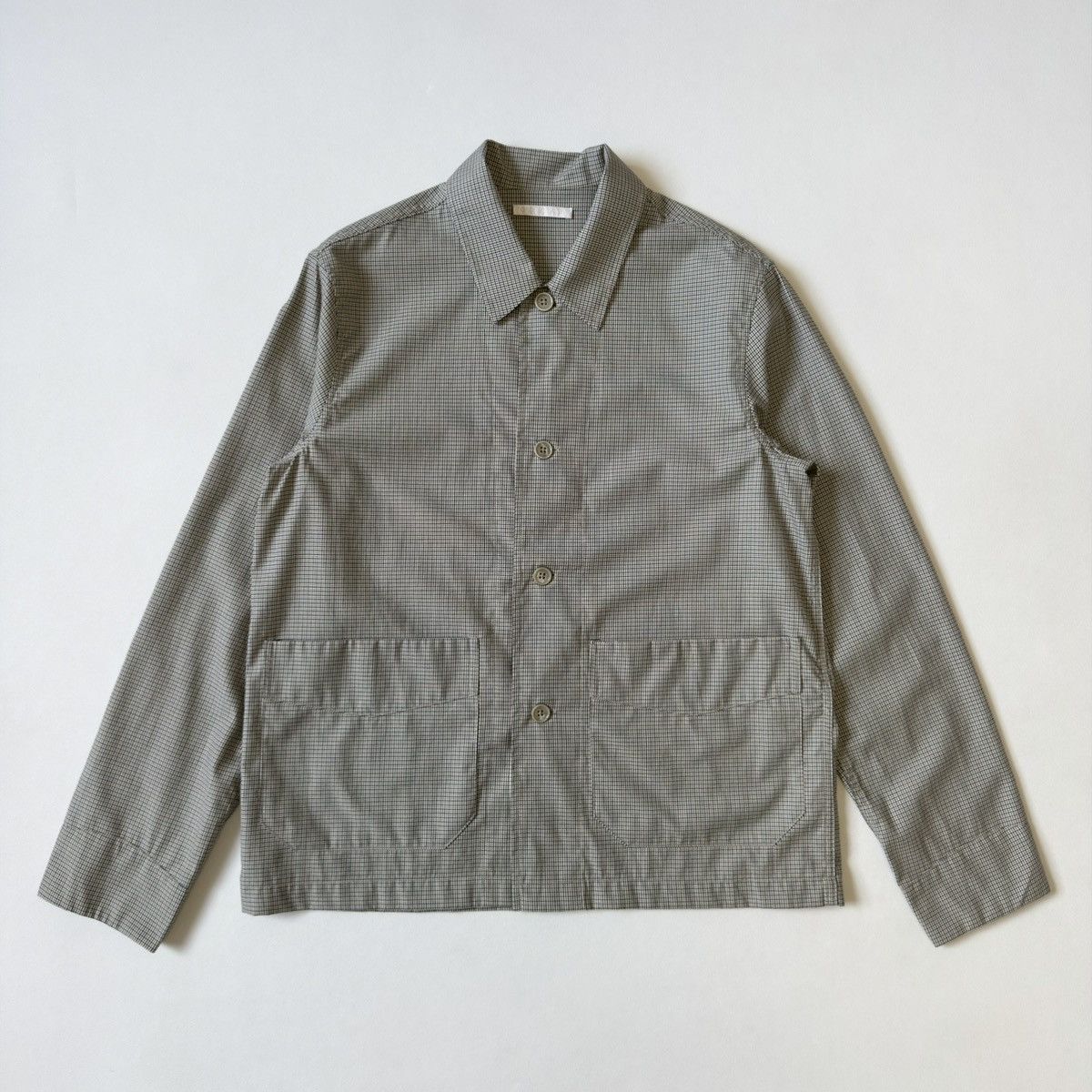 Our Legacy ‘Chefs Check’ Houndstooth Patterned Over Shirt Size US S / EU 44-46 / 1 - 1 Thumbnail