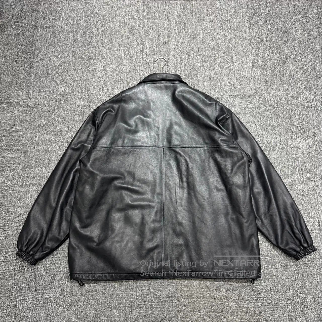 Balenciaga Balenciaga Leather Padded Jacket. Size US L / EU 52-54 / 3 - 2 Thumbnail