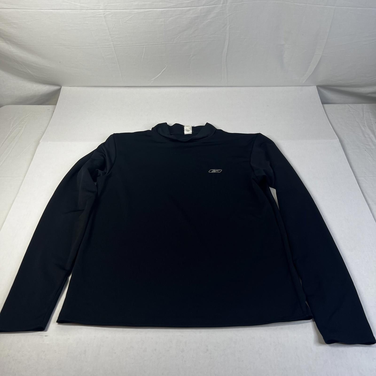Reebok Rebook Men’s Performance Long Sleeve Black Pullover Size 2XL Size US XXL / EU 58 / 5 - 2 Thumbnail