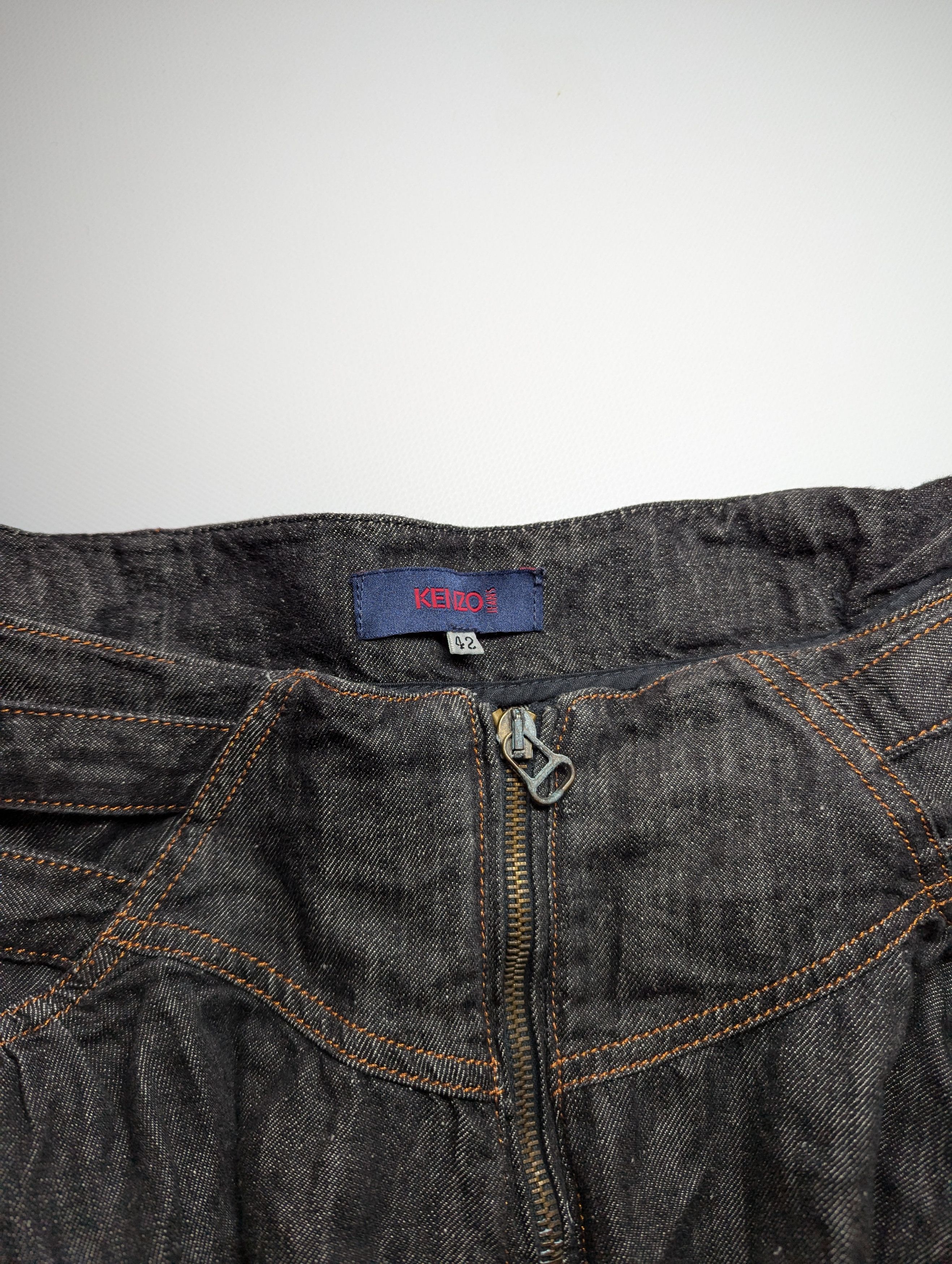 Kenzo Kenzo Jeans Avantgarde style Skirt Pockets Size 30" / US 8 / IT 44 - 3 Thumbnail