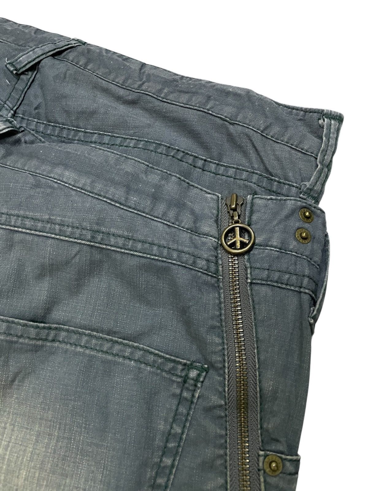 5351 POUR LES HOMMES × PPFM PPFM Japan Layered Double Waist Pocket Punk Wash Pants Size US 34 / EU 50 - 19 Thumbnail