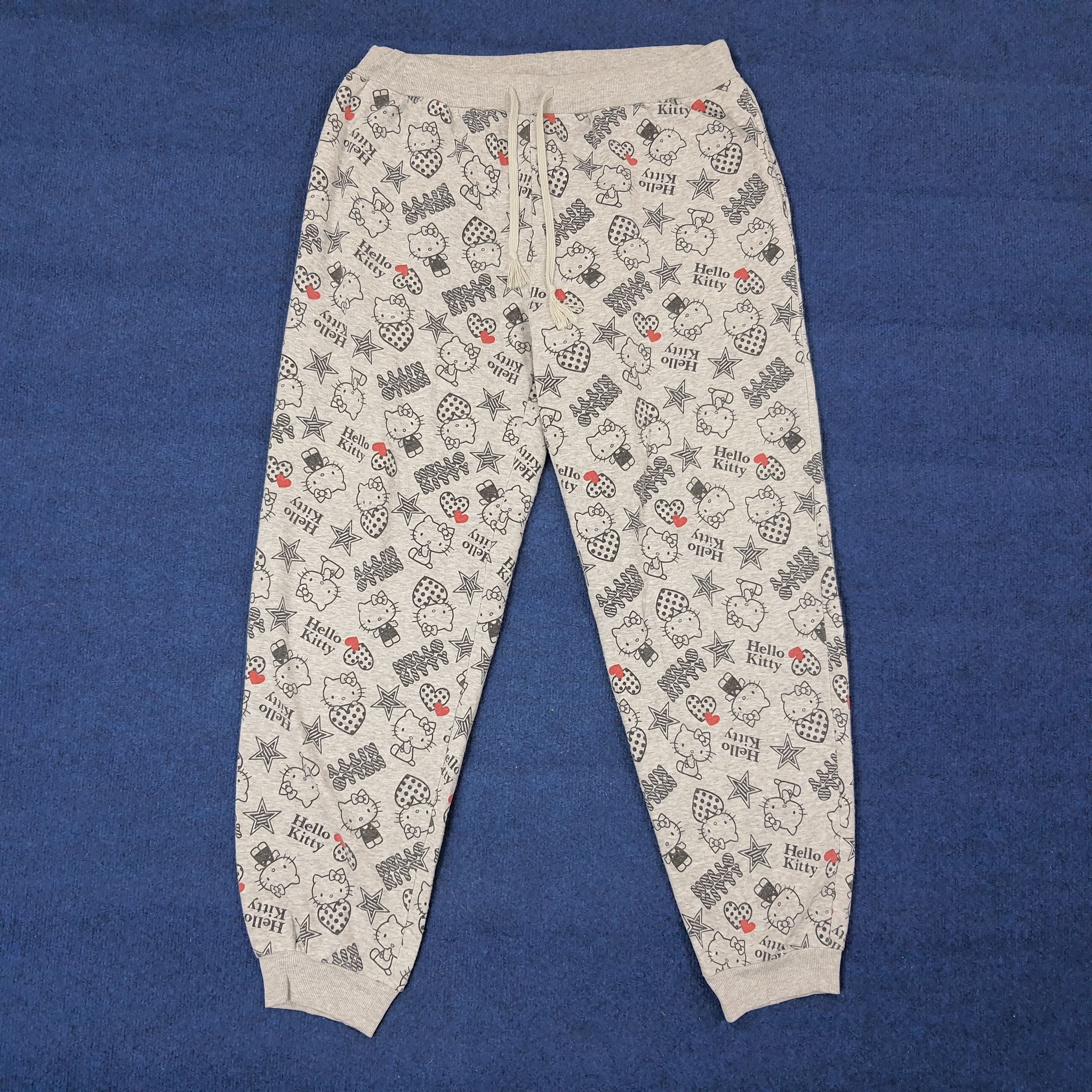 Japanese Brand Vintage Hello Kitty Sweatpants C244N2 Size 32" / US 10 / IT 46 - 1 Thumbnail