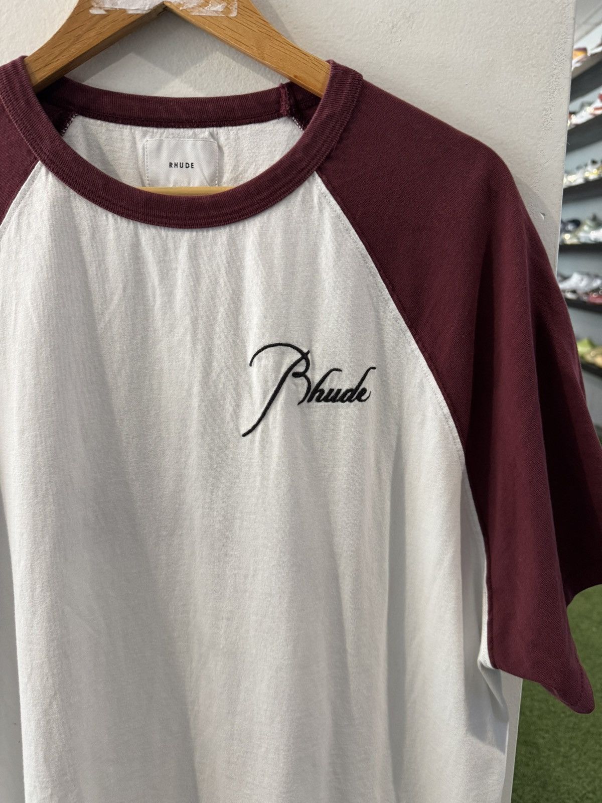 Rhude Rhude Raglan Tee Size US L / EU 52-54 / 3 - 2 Thumbnail