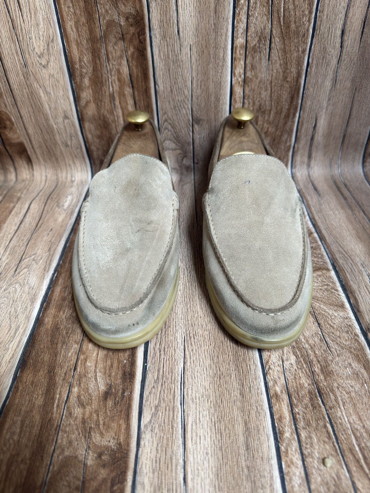 Loro Piana Summer walk suede loafers Size US 7 / EU 40 - 3 Thumbnail