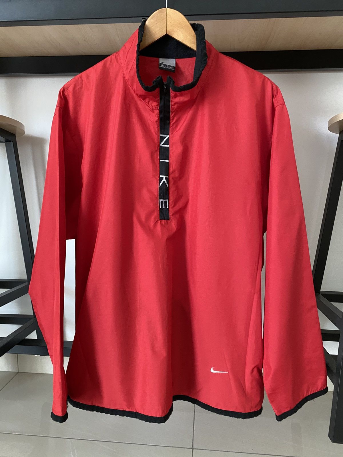 Nike × Vintage Vintage 80's Nike half zipper design anorak two pocket Size US M / EU 48-50 / 2 - 1 Thumbnail