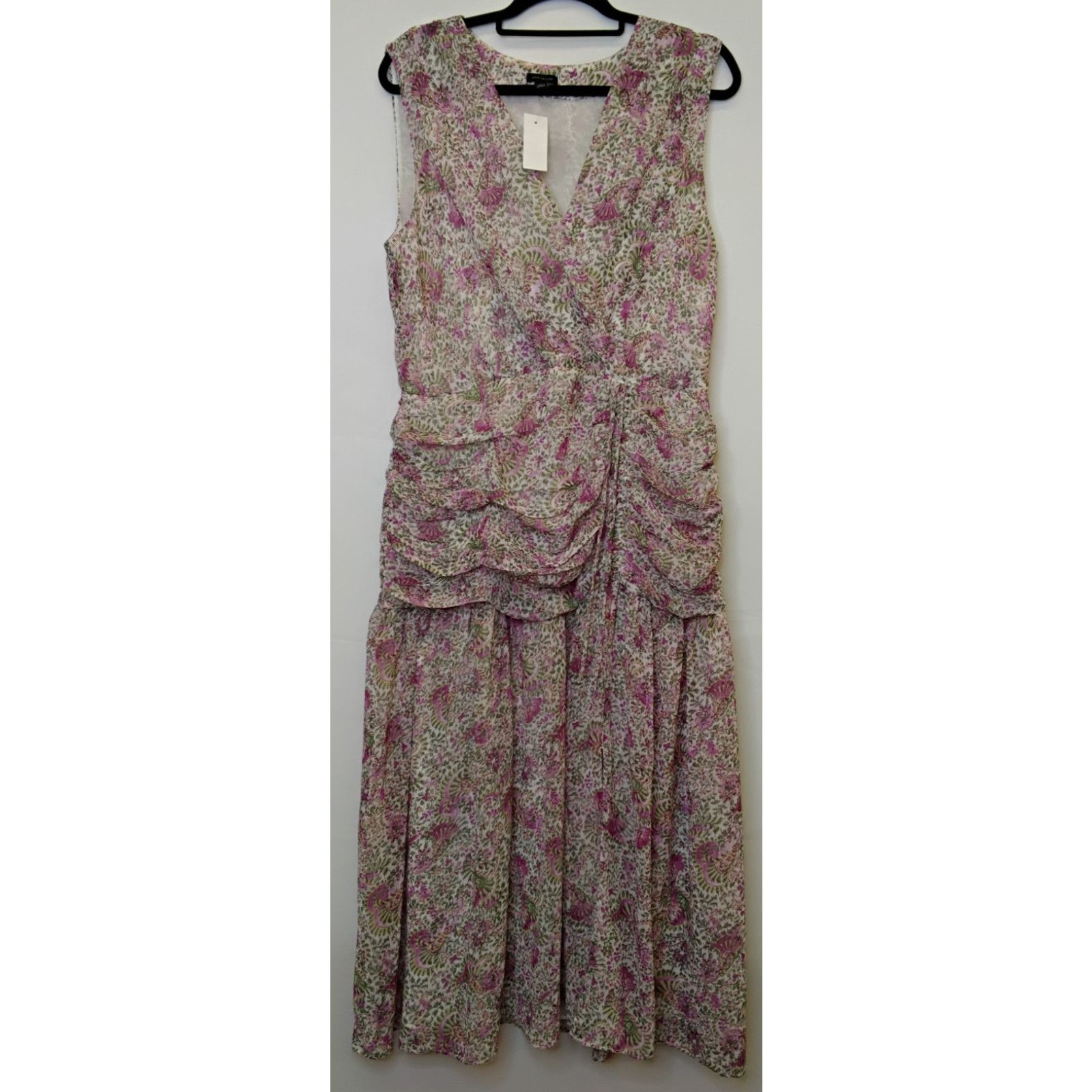Ann Taylor Ann Taylor Dress Women's 14 Pink Floral Maxi NWT MSRP $189 Size XL / US 12-14 / IT 48-50 - 2 Thumbnail