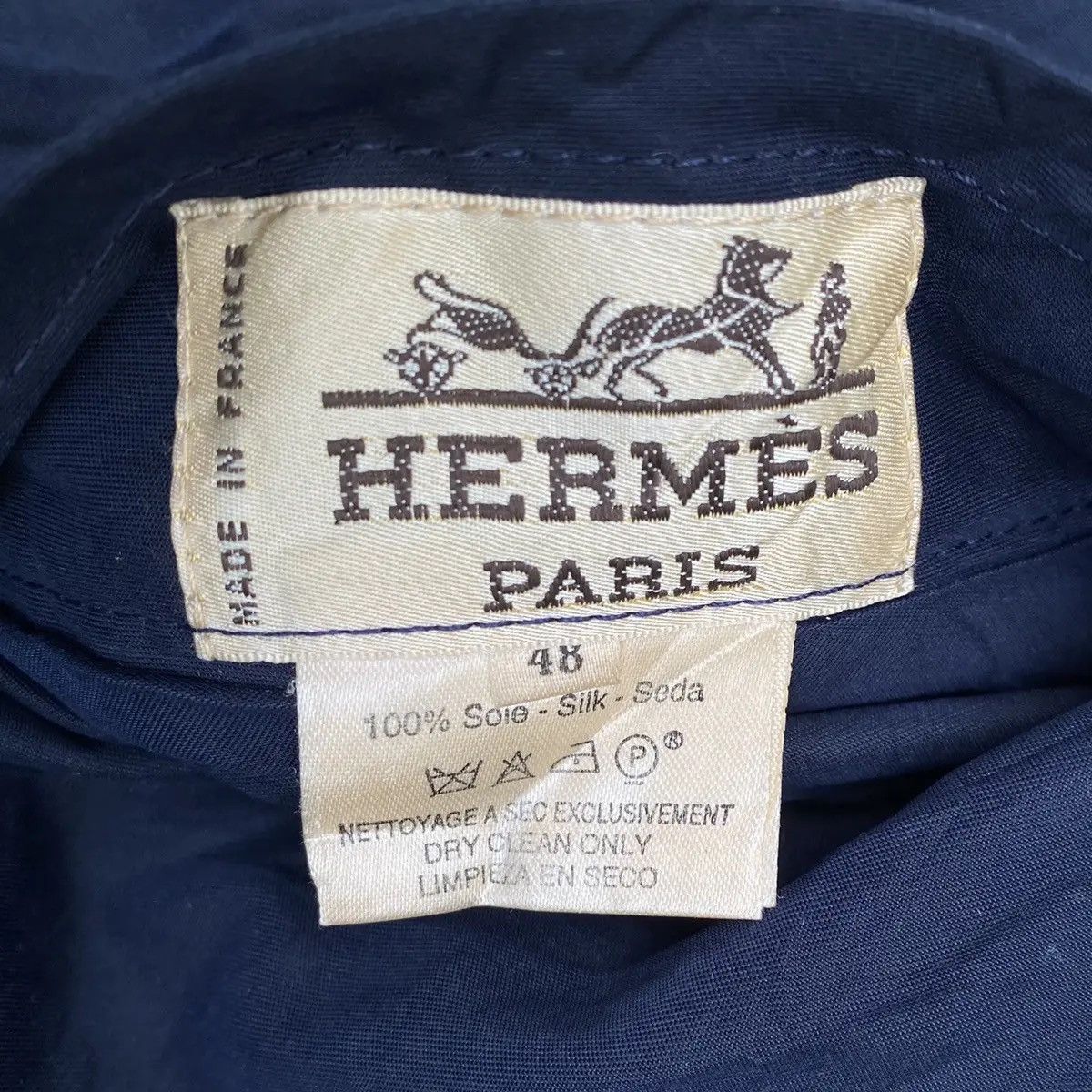 Hermes Hermes Carl de parcevaux Reversible Silk Jacket Size US M / EU 48-50 / 2 - 16 Thumbnail