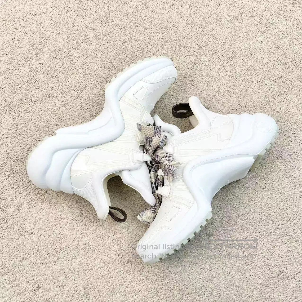 Louis Vuitton Louis Vuitton Checkerboard bow sneakers| Size US 7.5 / IT 37.5 - 5 Thumbnail