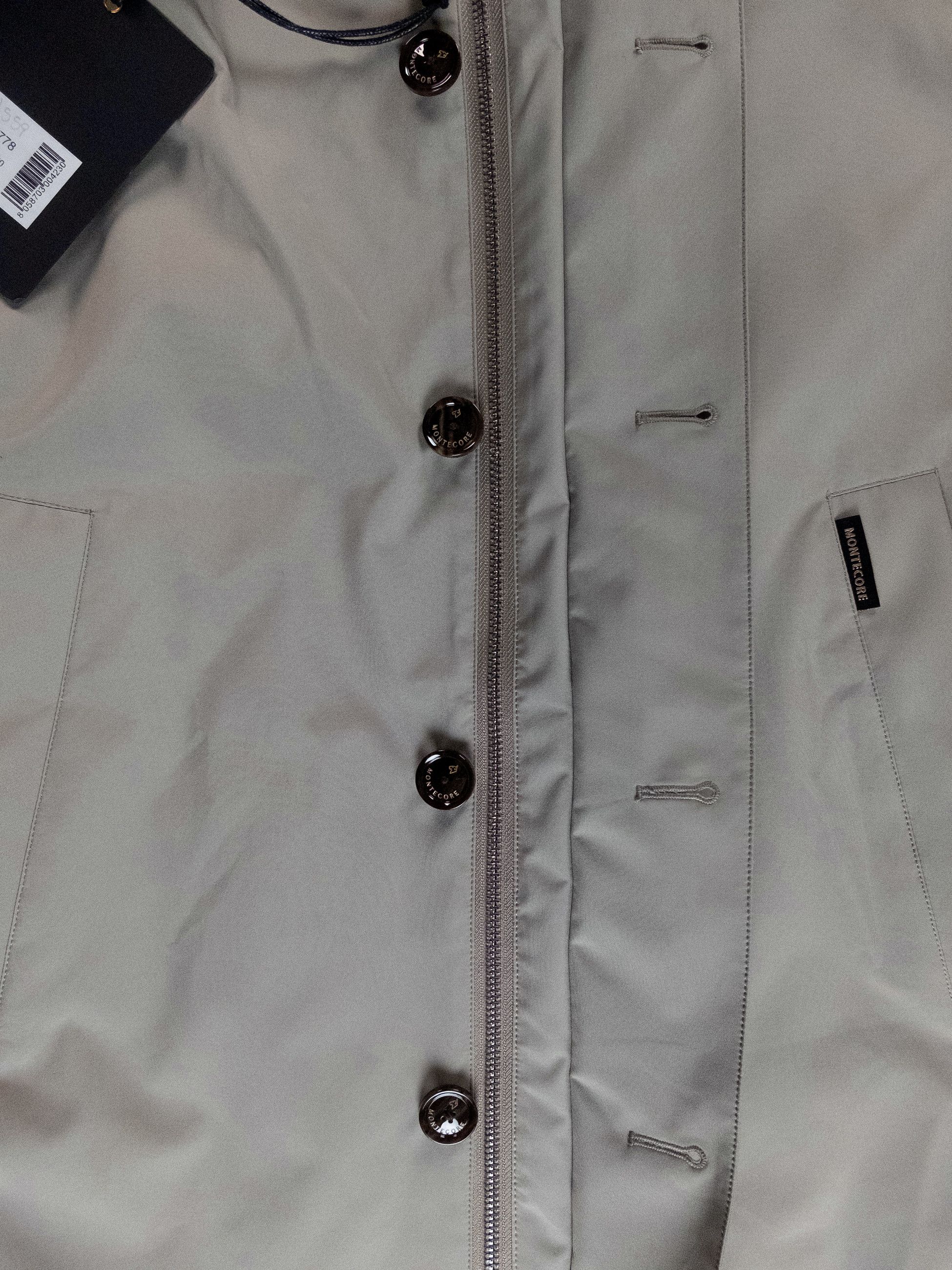Montecore MONTECORE Italy beige hooded nylon jacket Large Size US L / EU 52-54 / 3 - 7 Thumbnail