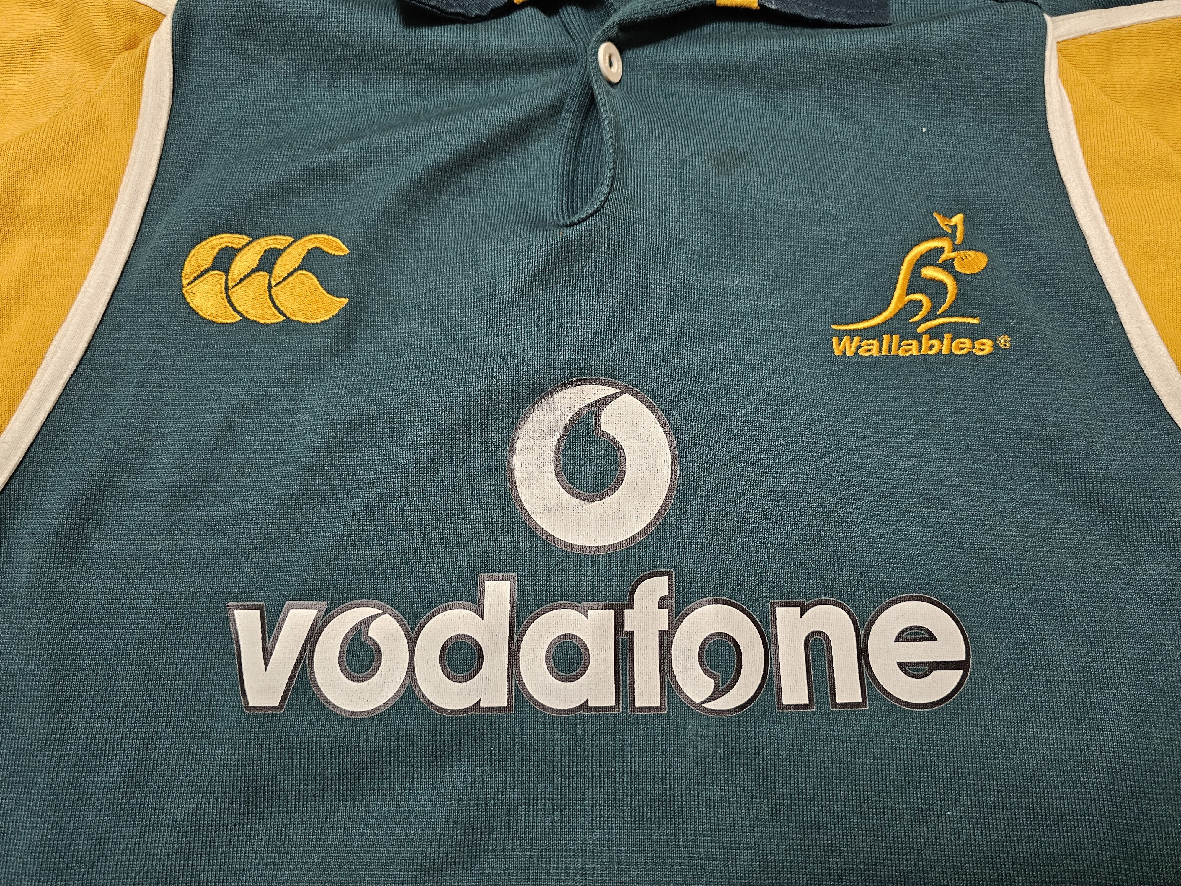 Canterbury of New Zealand AUSTRALIA VINTAGE RUGBY JERSEY 9Os WALLABIES RUGBY JERSEY Size US XL / EU 56 / 4 - 3 Thumbnail