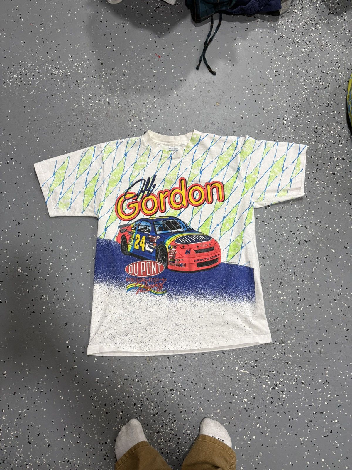 NASCAR Vintage Jeff Gordon Dupont AOP ‘95 MIA Size US L / EU 52-54 / 3 - 1 Thumbnail