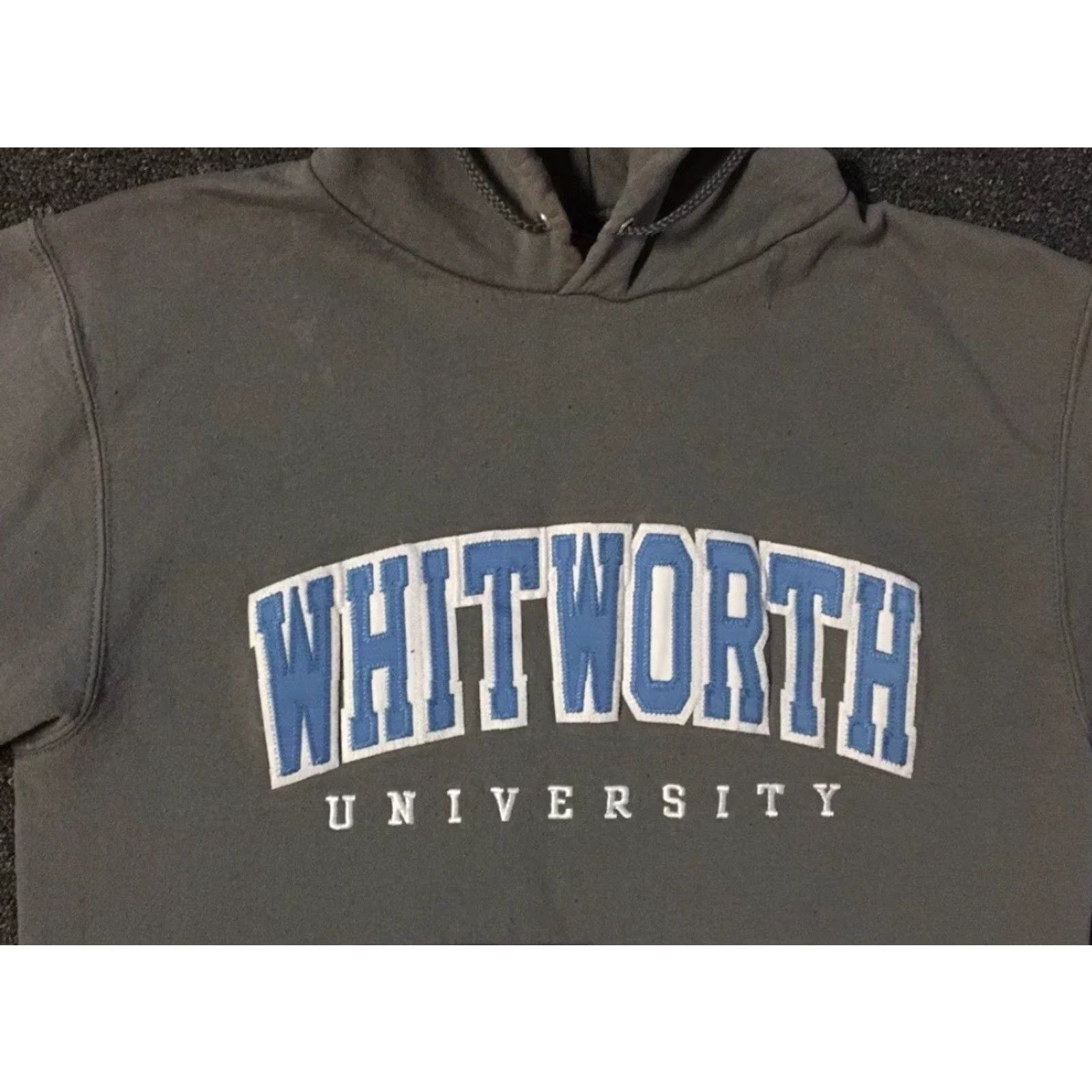 Champion VINTAGE Champion Whitworth University Faded Hoodie XS College Track Grunge PE 90s Size US XS / EU 42 / 0 - 4 Thumbnail