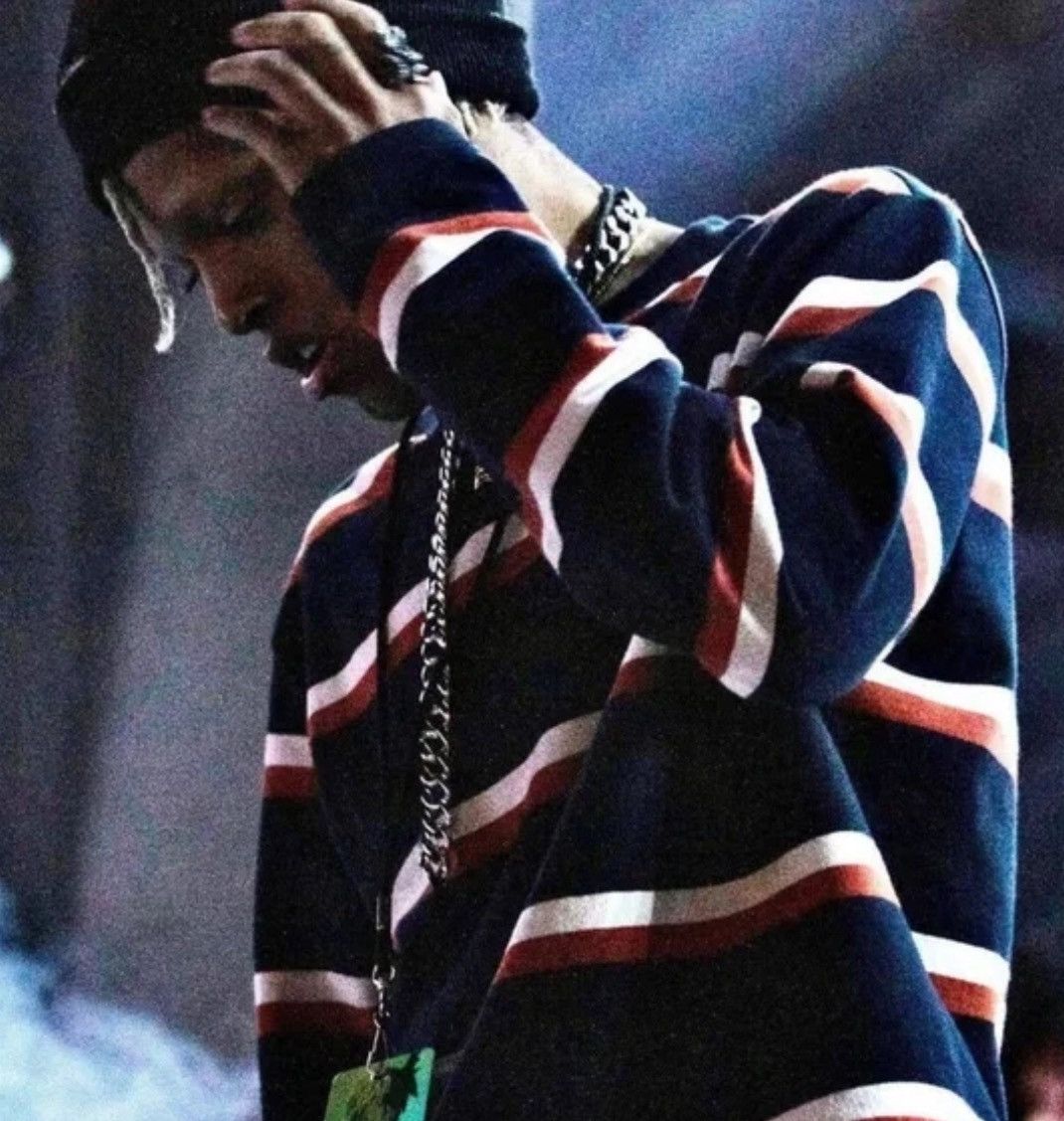 H&M H&M mens striped long sleeve XXXTENTACION REVENGE Size US M / EU 48-50 / 2 - 1 Thumbnail