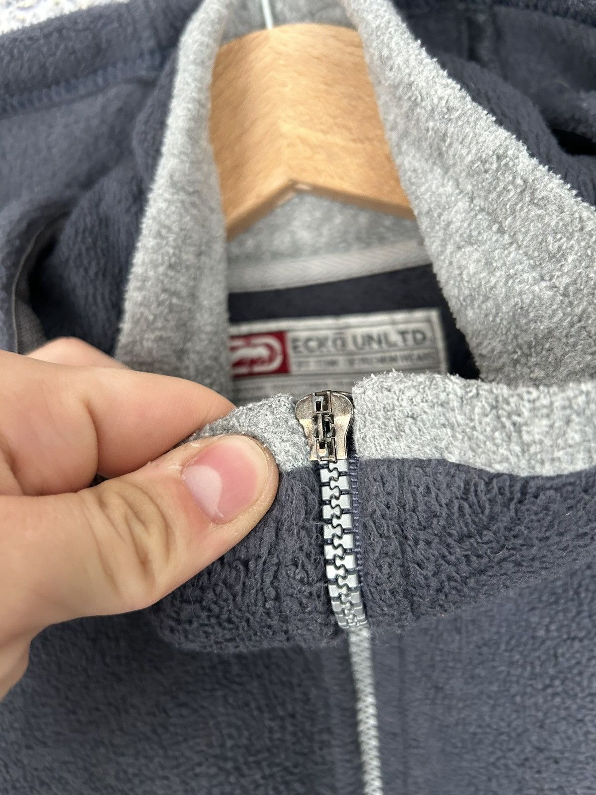 Ecko Unltd. Vintage Ecko Unltd Rap Fleece Sweatshirt 90s Baggy Boxy Size US S / EU 44-46 / 1 - 9 Thumbnail
