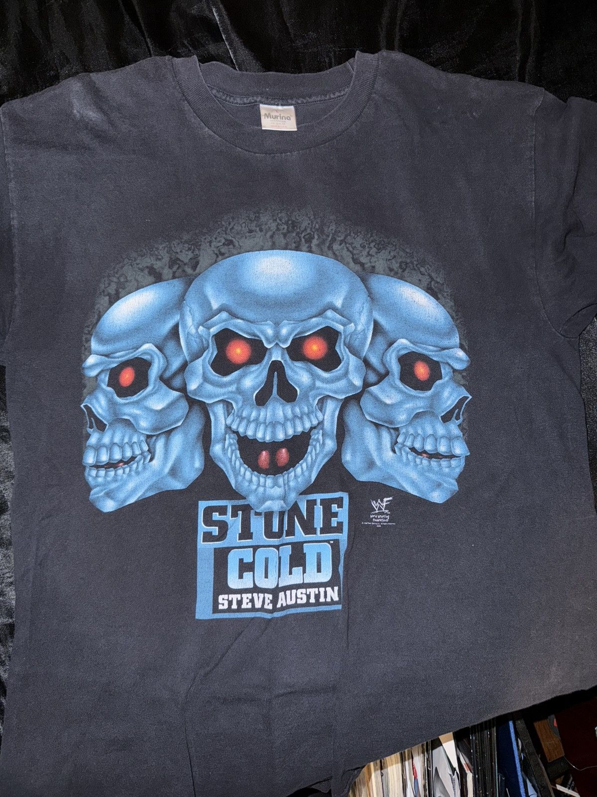WWF VTG Stone Cold ‘Bad To The Bonz” Shirt size L Size US L / EU 52-54 / 3 - 1 Thumbnail