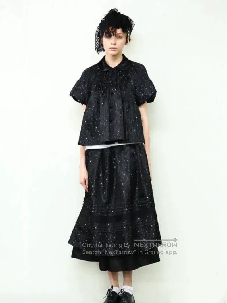 Comme des Garcons Comme Des Garcons size S Embroidered Polka Dot Fake Two-Pi Size 23" - 3 Thumbnail