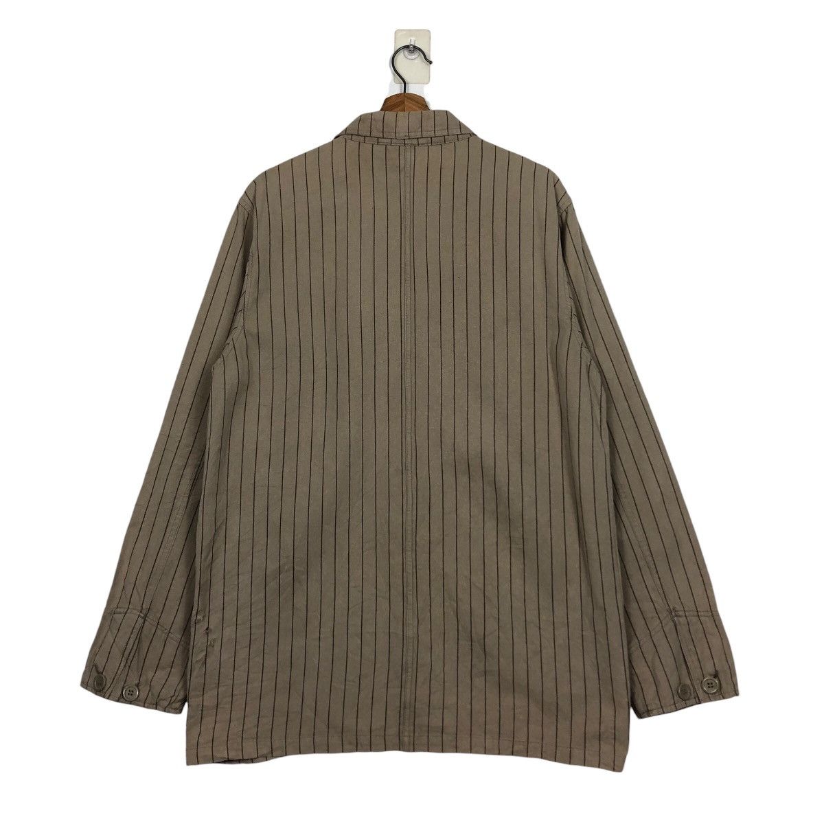 Japanese Brand Vtg Hickory Chore Jacket Striped Hillcrop Club Issey Miyake Size US L / EU 52-54 / 3 - 9 Thumbnail