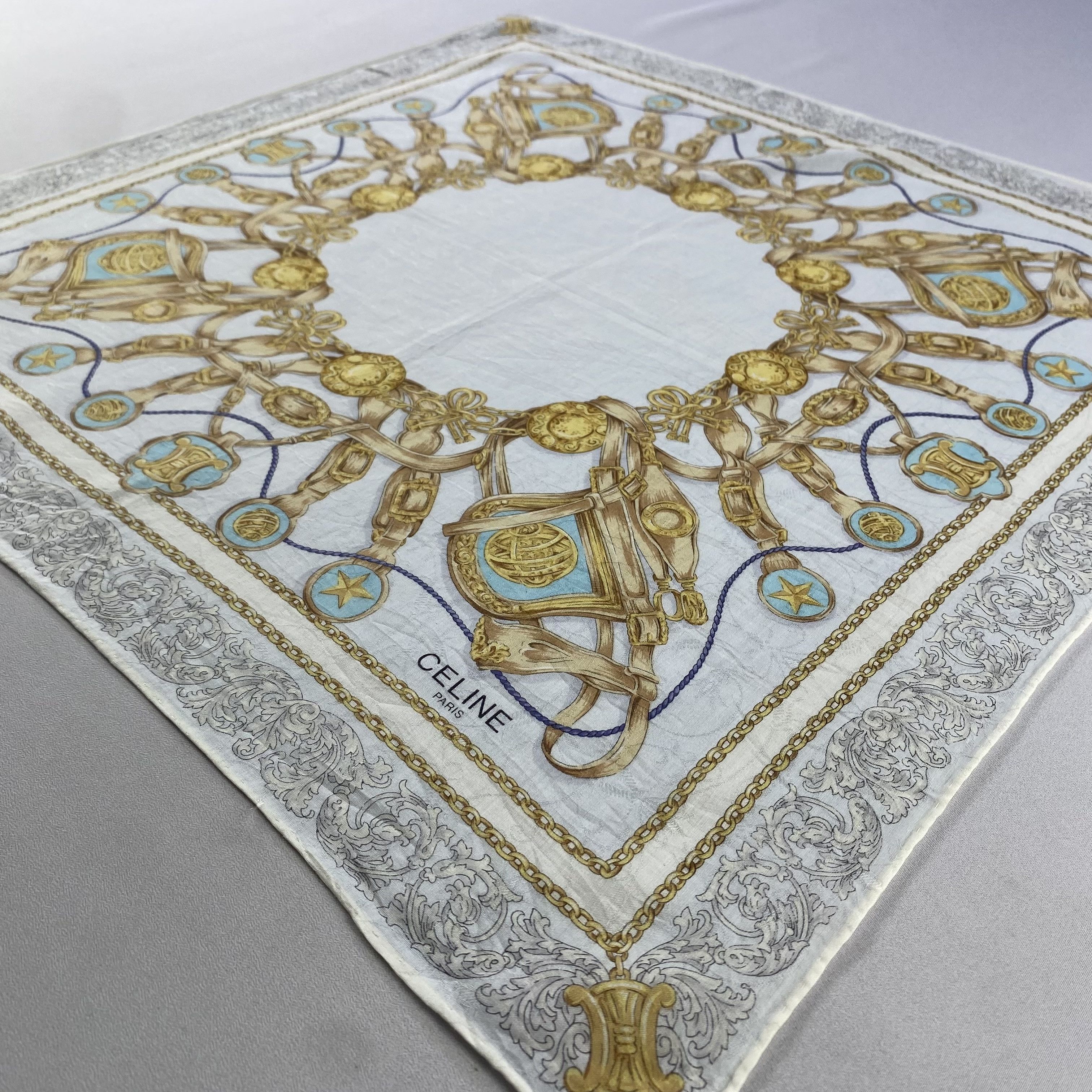 Celine × Vintage Celine Bandana/ Handkerchief / Neckerchief Size ONE SIZE - 2 Thumbnail