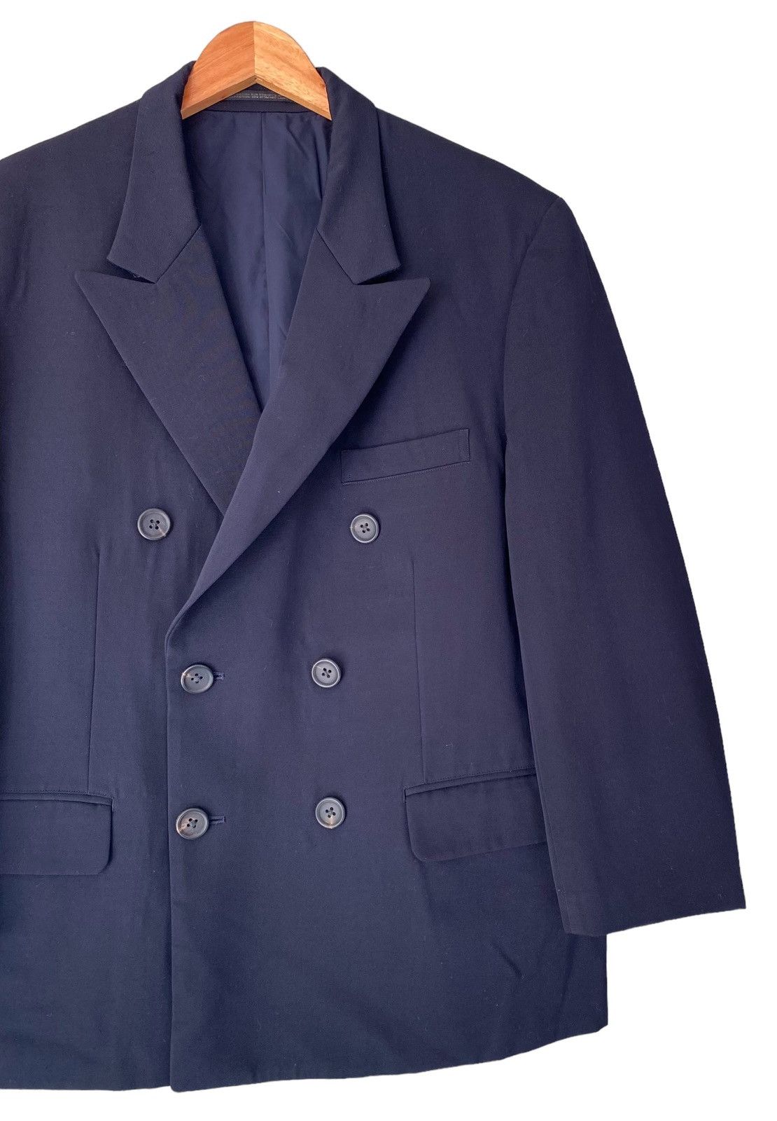 Yohji Yamamoto Vtg🔥iconic YOHJI YAMAMOTO Pour Homme Pocket Blazer Jacket Size 38S - 2 Thumbnail