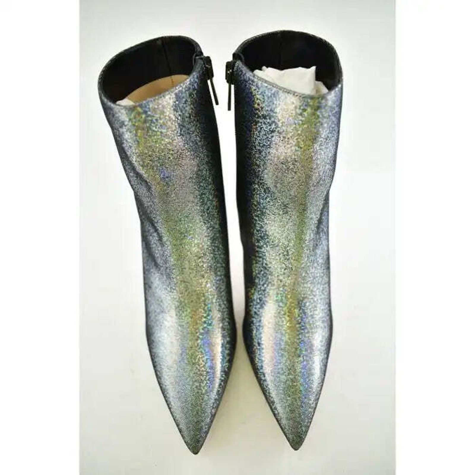 Christian Louboutin Christian Louboutin So Kate Booty 85 Silver Suede Disco Size US 12 / IT 42 - 6 Thumbnail