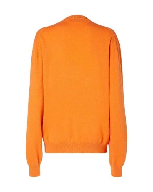 Fendi os11x0526 V-neck Sweater in Orange Size L / US 10 / IT 46 - 2 Thumbnail