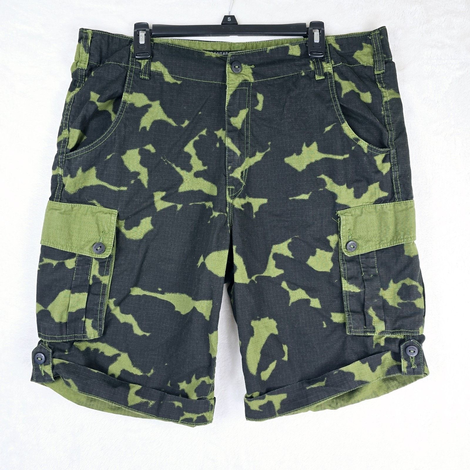 Rocawear Rocawear Denim Shorts Size 38 Baggy Cargo Skater Hip Hop Size US 38 / EU 54 - 2 Thumbnail