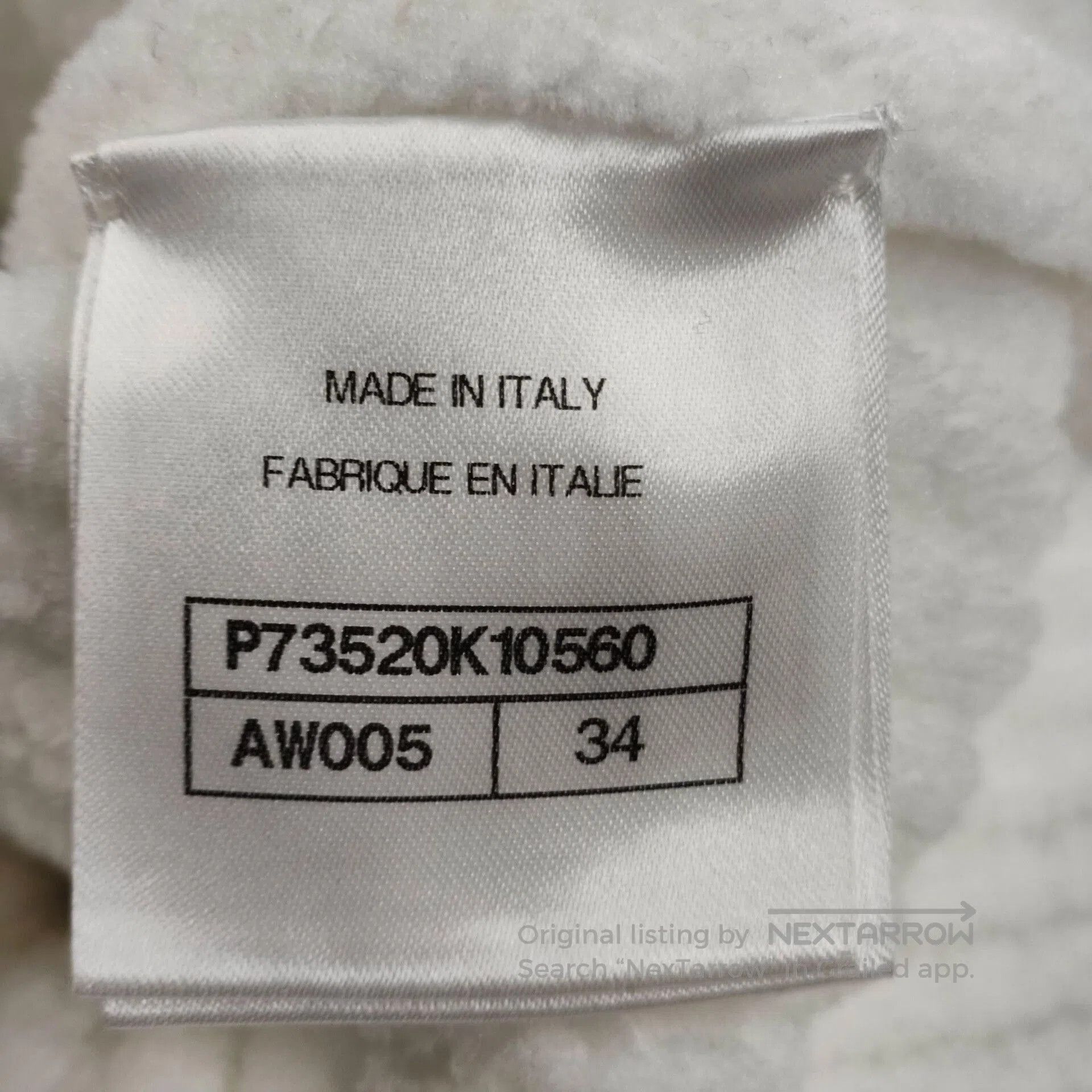 Chanel Chanel 22B White Corduroy Chain Trim Coat. Size XXS / US 00 / IT 34 - 5 Thumbnail