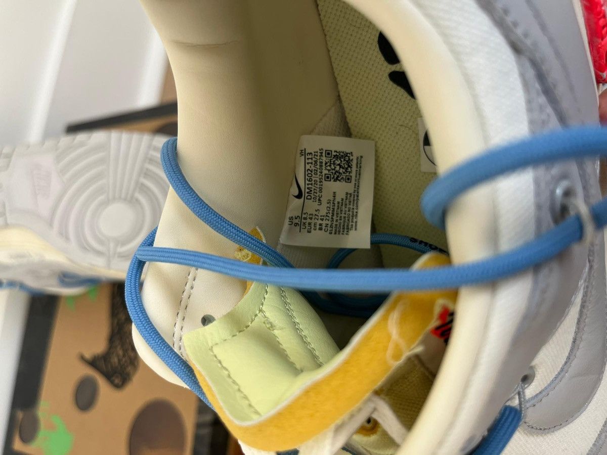 Nike Nike OW Dunk Low Size US 9.5 / EU 42-43 - 9 Thumbnail