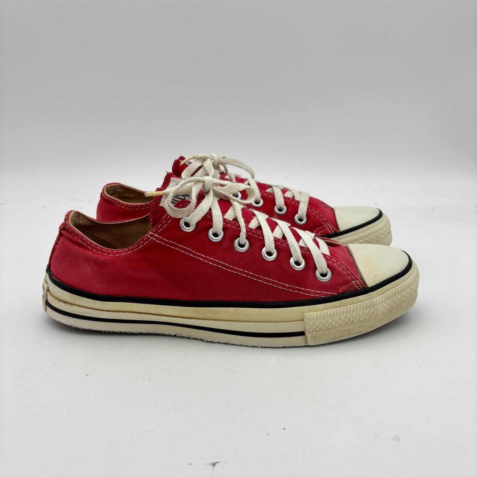 Converse Vintage 90s Converse Chuck Taylor Low Sneakers Men's 8 Red Size US 8 / EU 41 - 3 Thumbnail