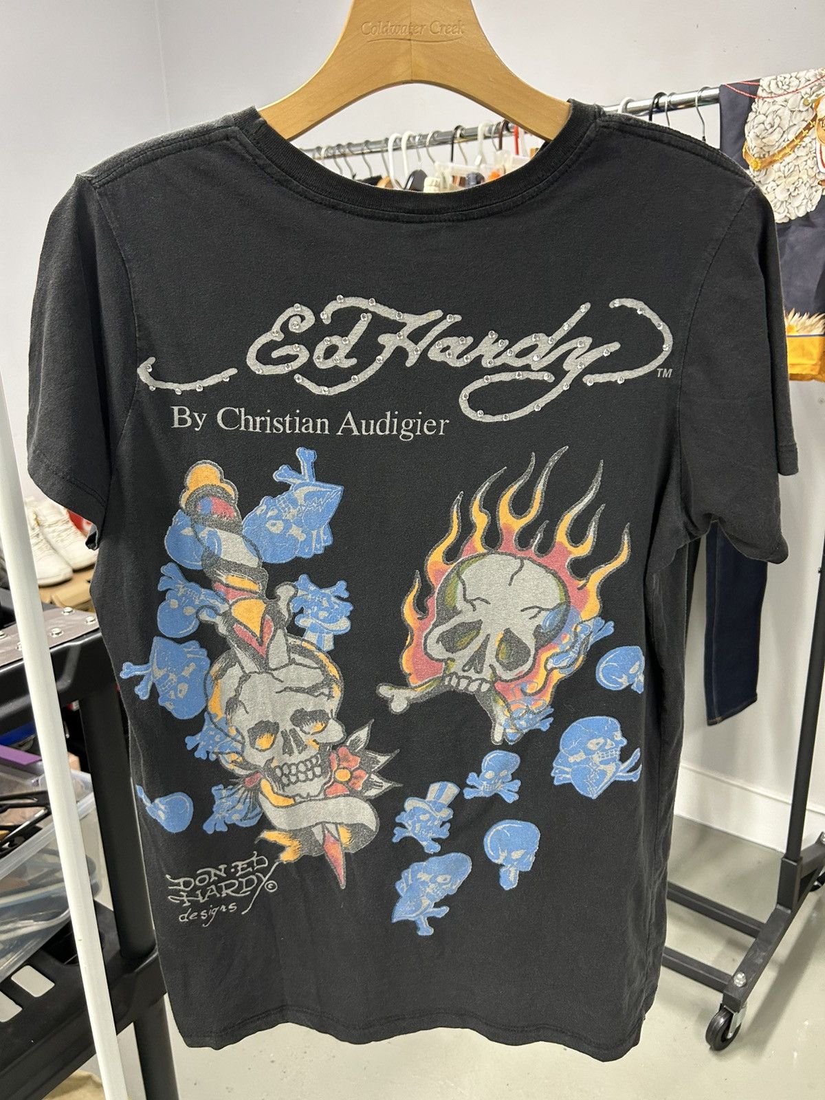 Ed Hardy Vintage y2k Ed hardy Christian Audigier tshirt Size US M / EU 48-50 / 2 - 2 Thumbnail