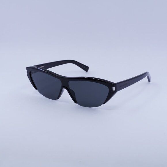 Saint Laurent Paris 🕶️ New Saint Laurent SL704 001 Sunglasses - Shiny Black Size ONE SIZE - 2 Thumbnail