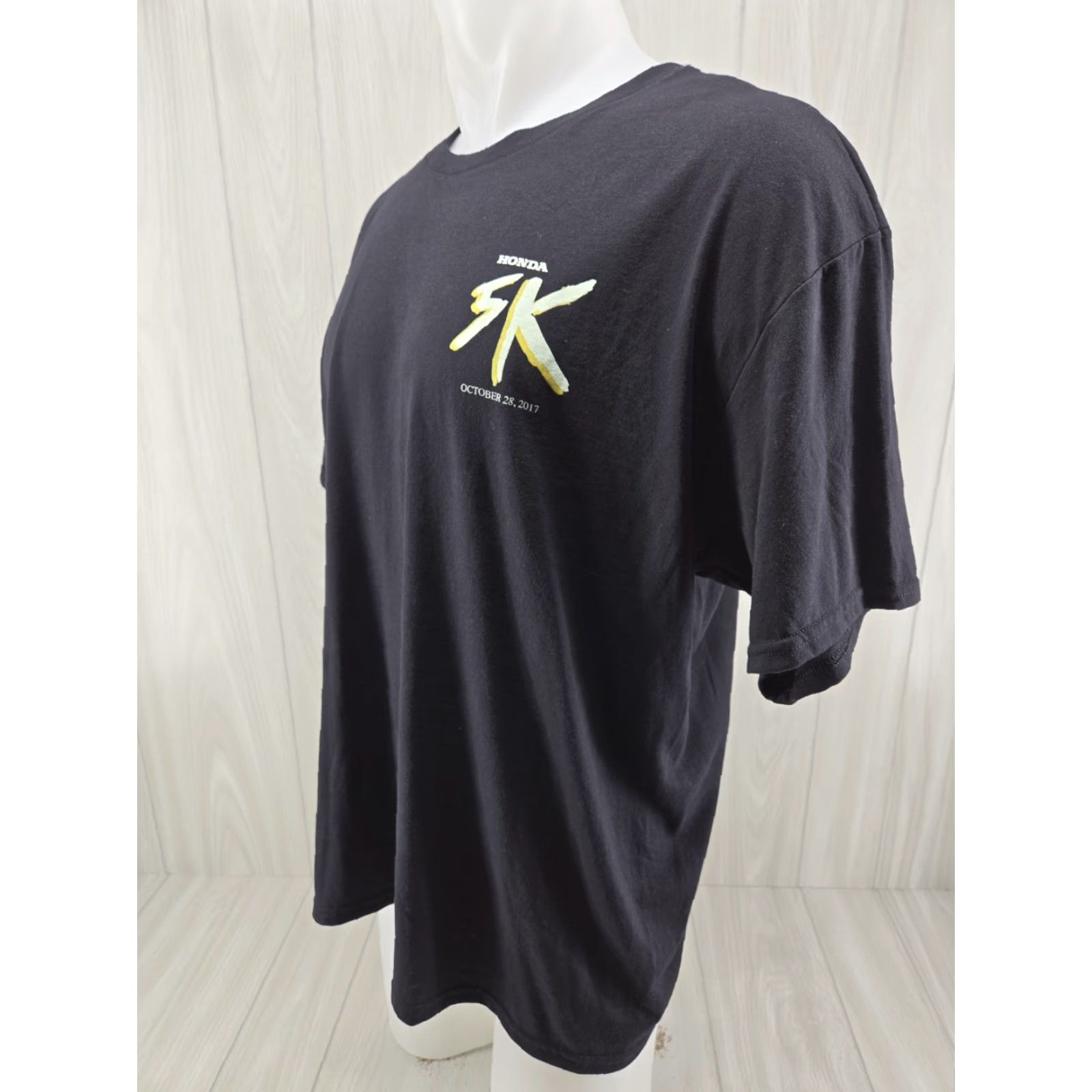 Gildan VINTAGE Honda 5K 10th Annual 2017 Mens XL Black T-Shirt Size US XL / EU 56 / 4 - 3 Thumbnail