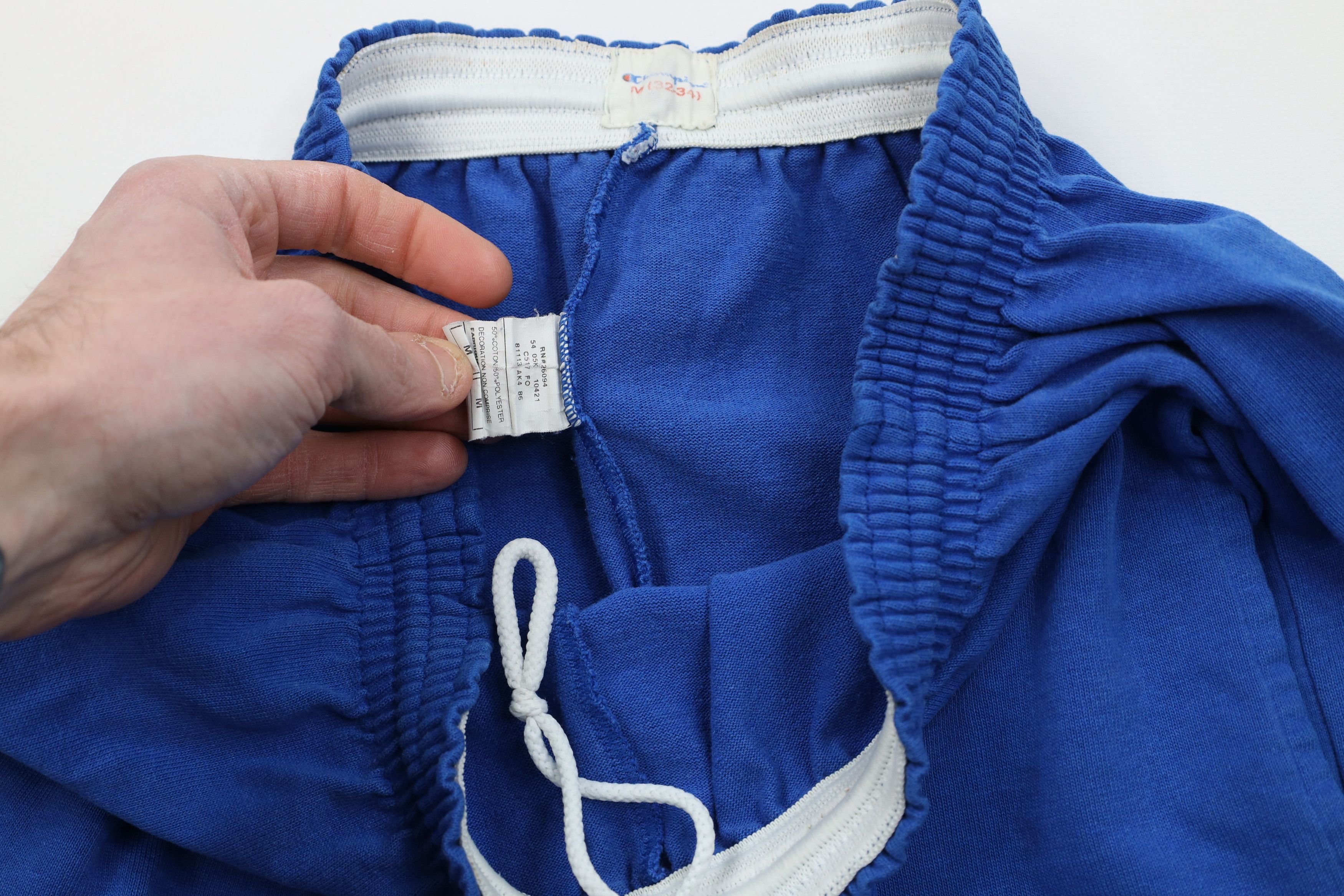 Champion Vintage 90s Champion Faded Above Knee Dad Shorts Royal Blue Size US 32 / EU 48 - 7 Thumbnail