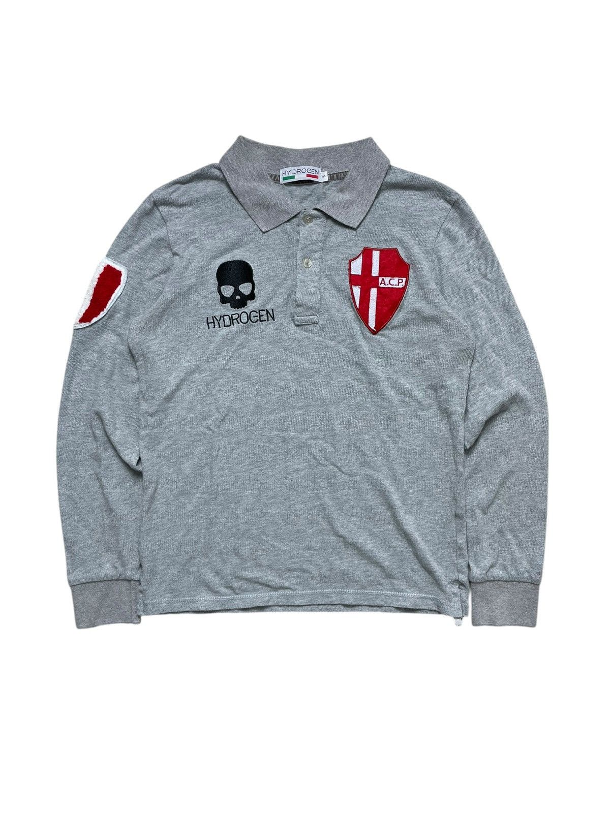 HYDROGEN Hydrogen Japanese brand skull polo shirt Size US S / EU 44-46 / 1 - 1 Thumbnail