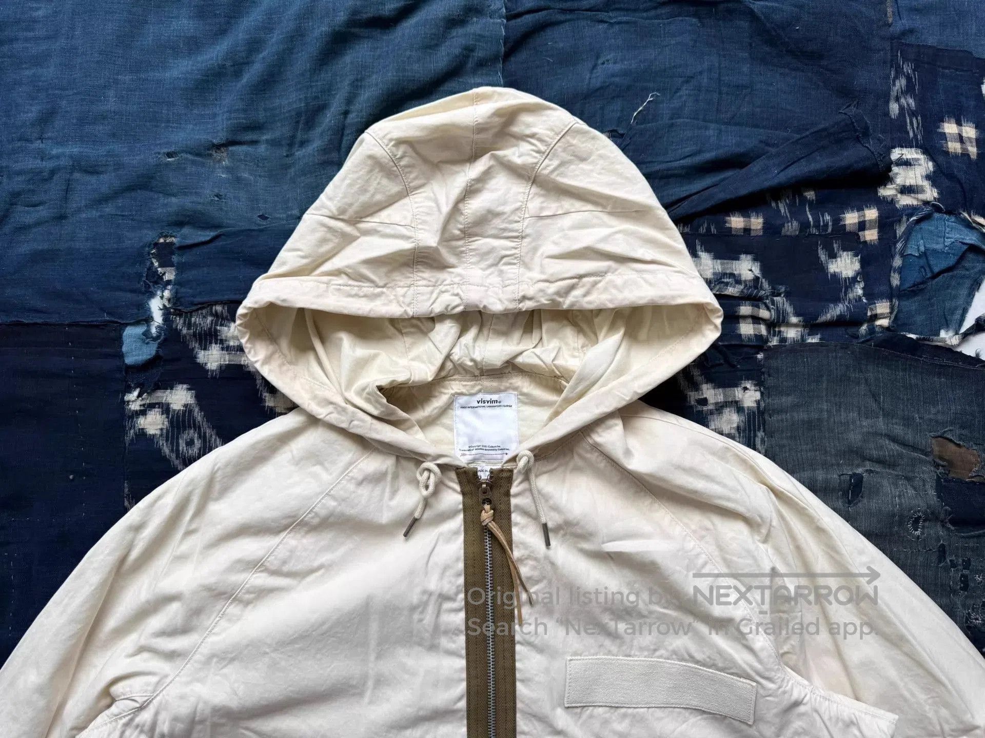 Visvim White Hooded Light Jacket with Half. Size US S / EU 44-46 / 1 - 3 Thumbnail