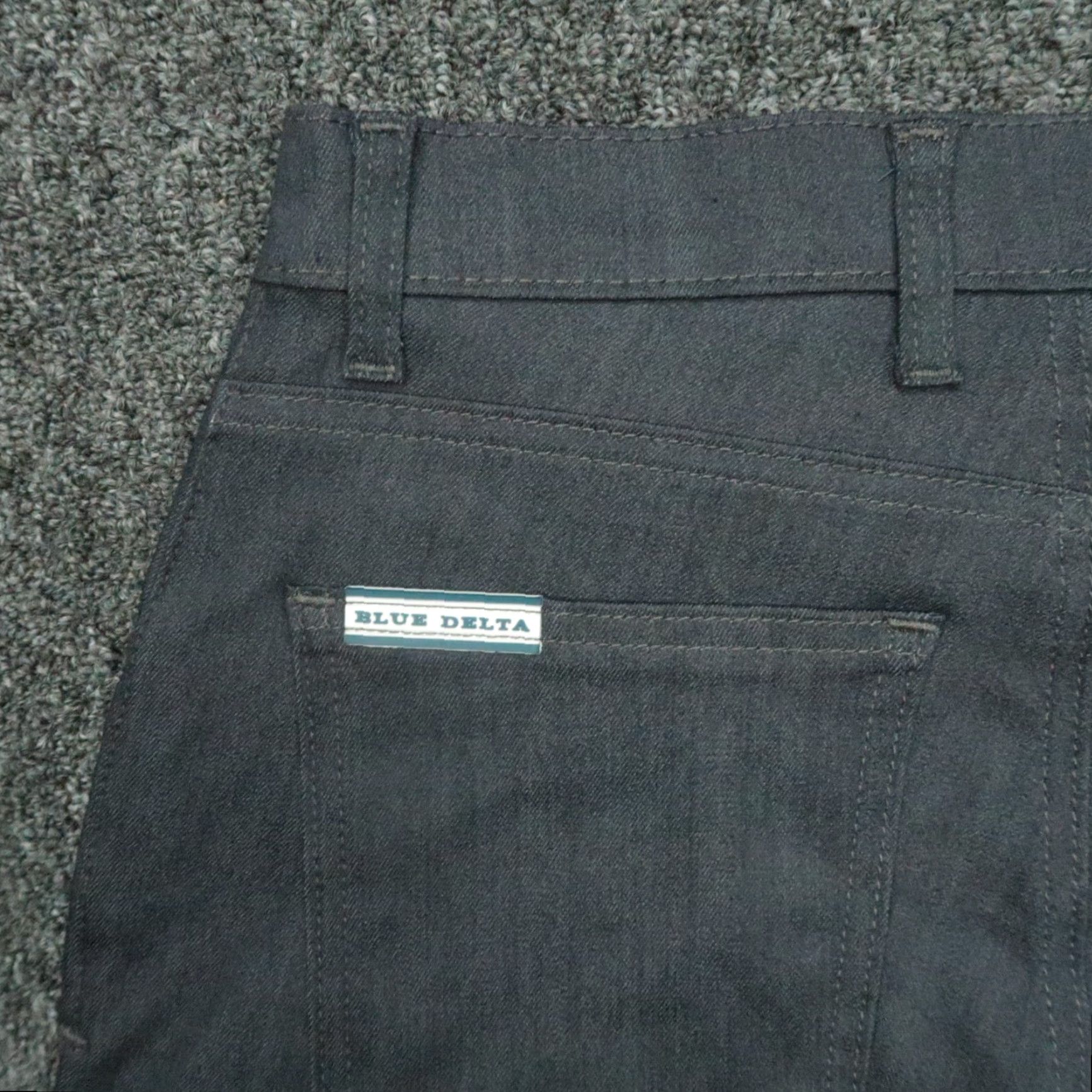 Delta Blue Delta Jeans Men 30x32 Blue Denim 5-Pocket Stretch Dark Wash Size US 30 / EU 46 - 5 Thumbnail