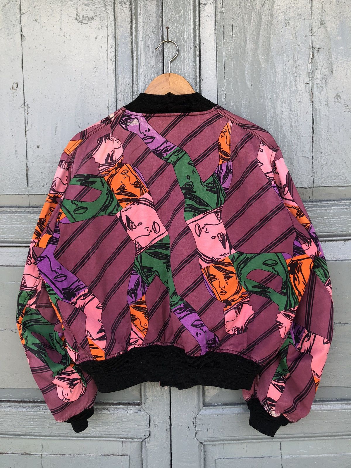 Issey Miyake × Tete Homme Tete homme Art reversible Bomber Jacket Size US L / EU 52-54 / 3 - 2 Thumbnail