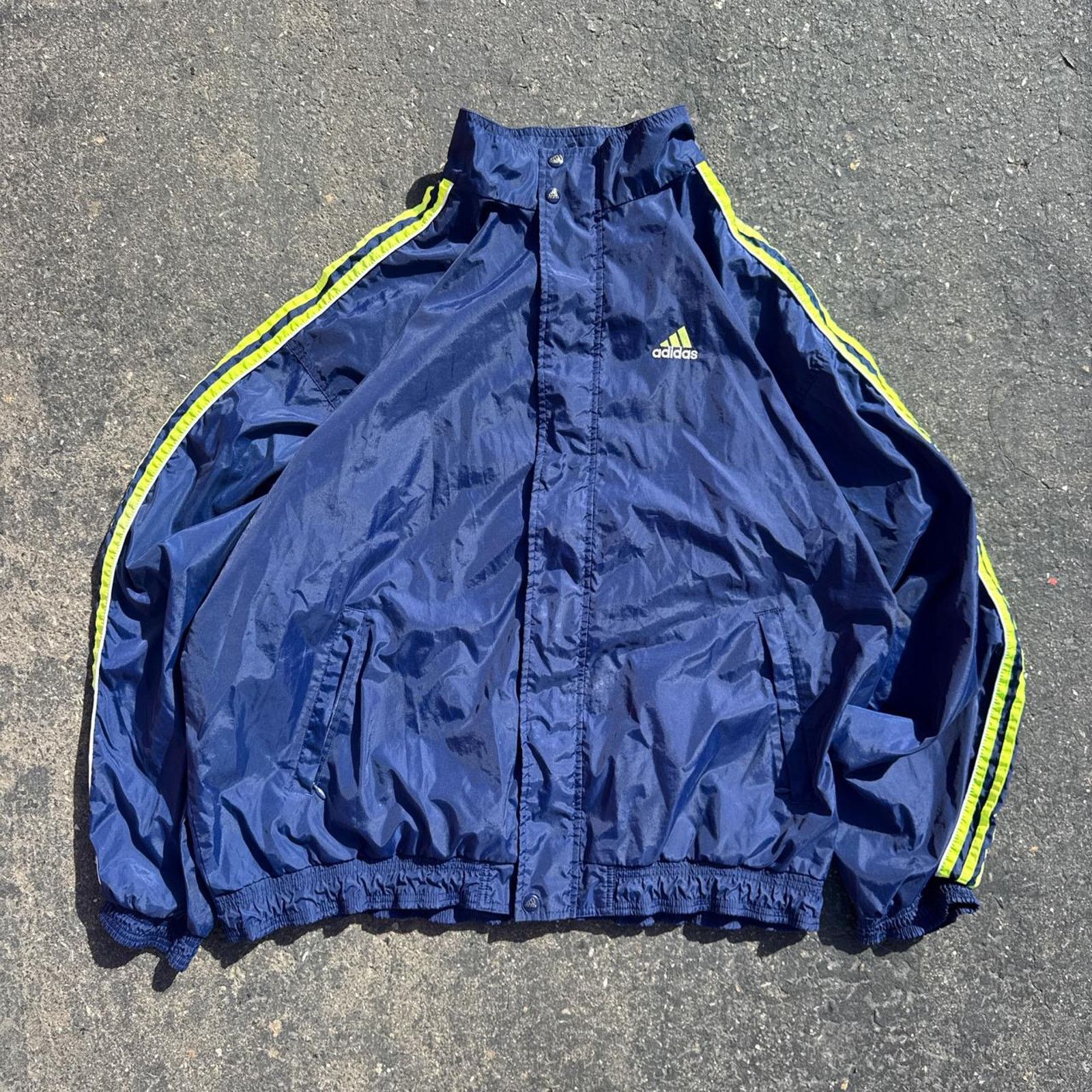 Adidas Vintage Adidas Blue Track Jacket Size XXL Size US XXL / EU 58 / 5 - 1 Thumbnail