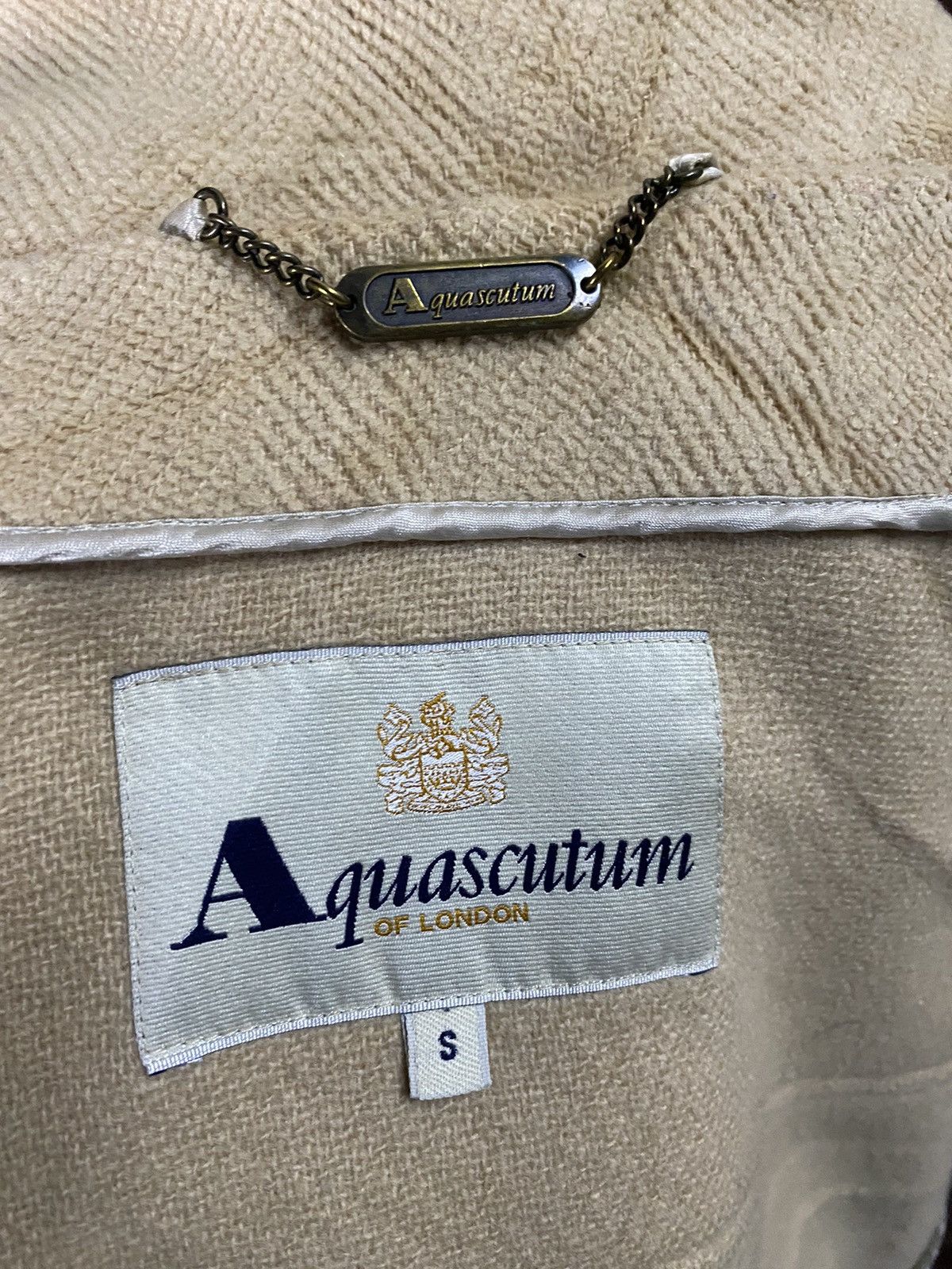 Aquascutum × Autumn Cashmere × Vintage Vintage Aquascutum Wool Cashmere Hooded Long Jacket Size US S / EU 44-46 / 1 - 7 Thumbnail