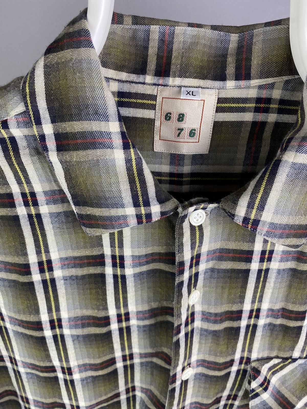 6876 6876 Archive Plaid Button-Up Shirt — Rare British Streetwear Size US XL / EU 56 / 4 - 4 Thumbnail