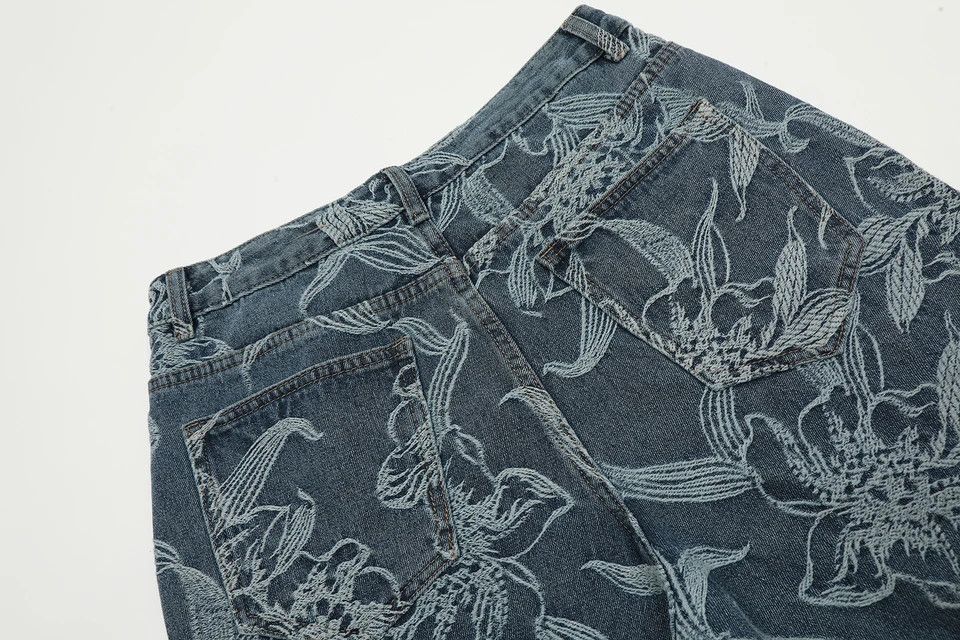 Vintage Vintage Flowers embroidery Shorts Denim Size US 31 - 5 Thumbnail