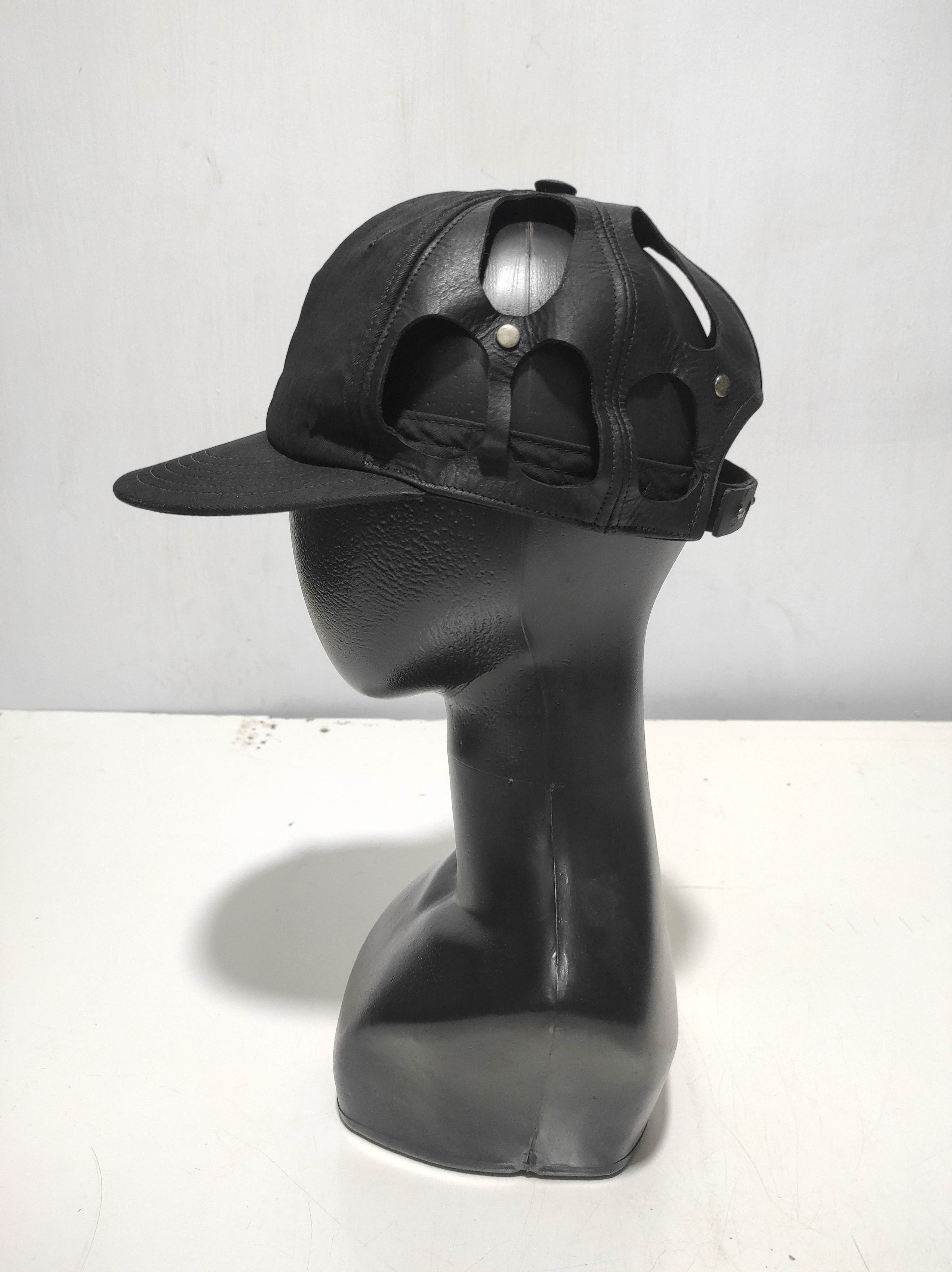 Rick Owens ❌SOLD❌Rick Owens Very Rare Leather Cap DRKSHDW Size ONE SIZE - 4 Thumbnail