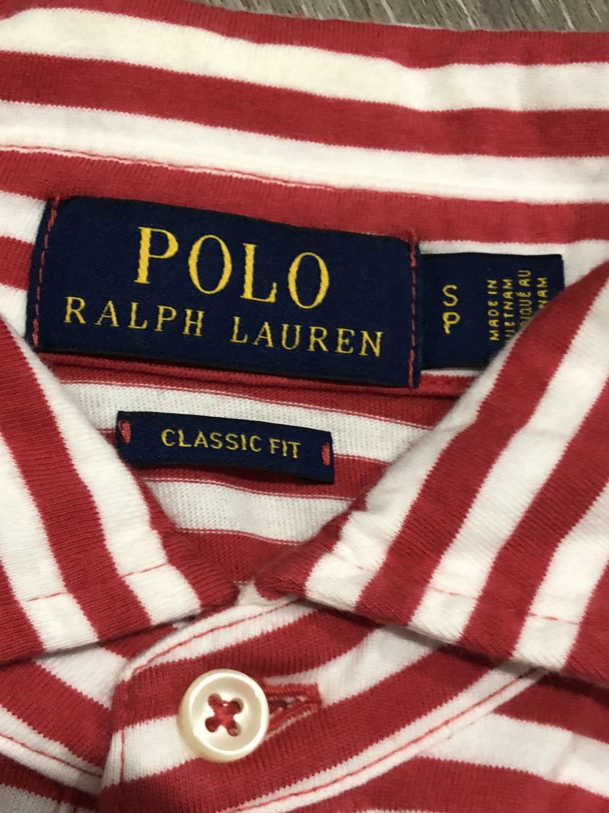 Polo Ralph Lauren Polo Ralph Lauren Striped Polo Size US S / EU 44-46 / 1 - 5 Thumbnail