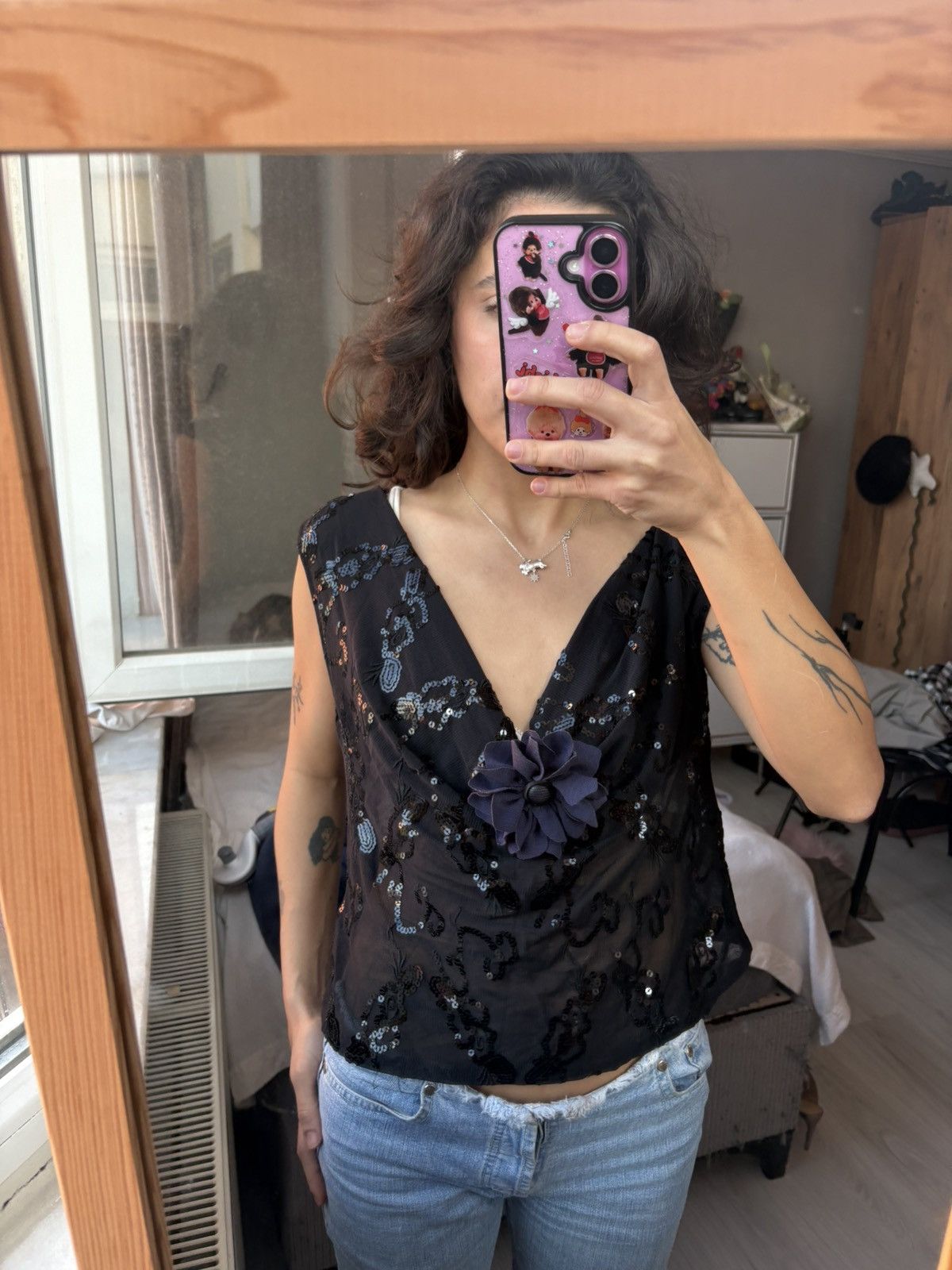 Vintage y2k blouse Size L / US 10 / IT 46 - 1 Thumbnail
