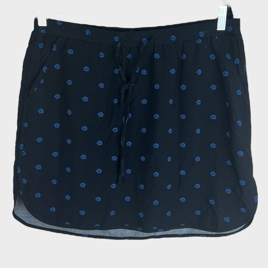 Old Navy Old Navy | Floral Dolphin Hem Drawstring Skirt | Large Size 34" / US 12 / IT 48 - 1 Thumbnail
