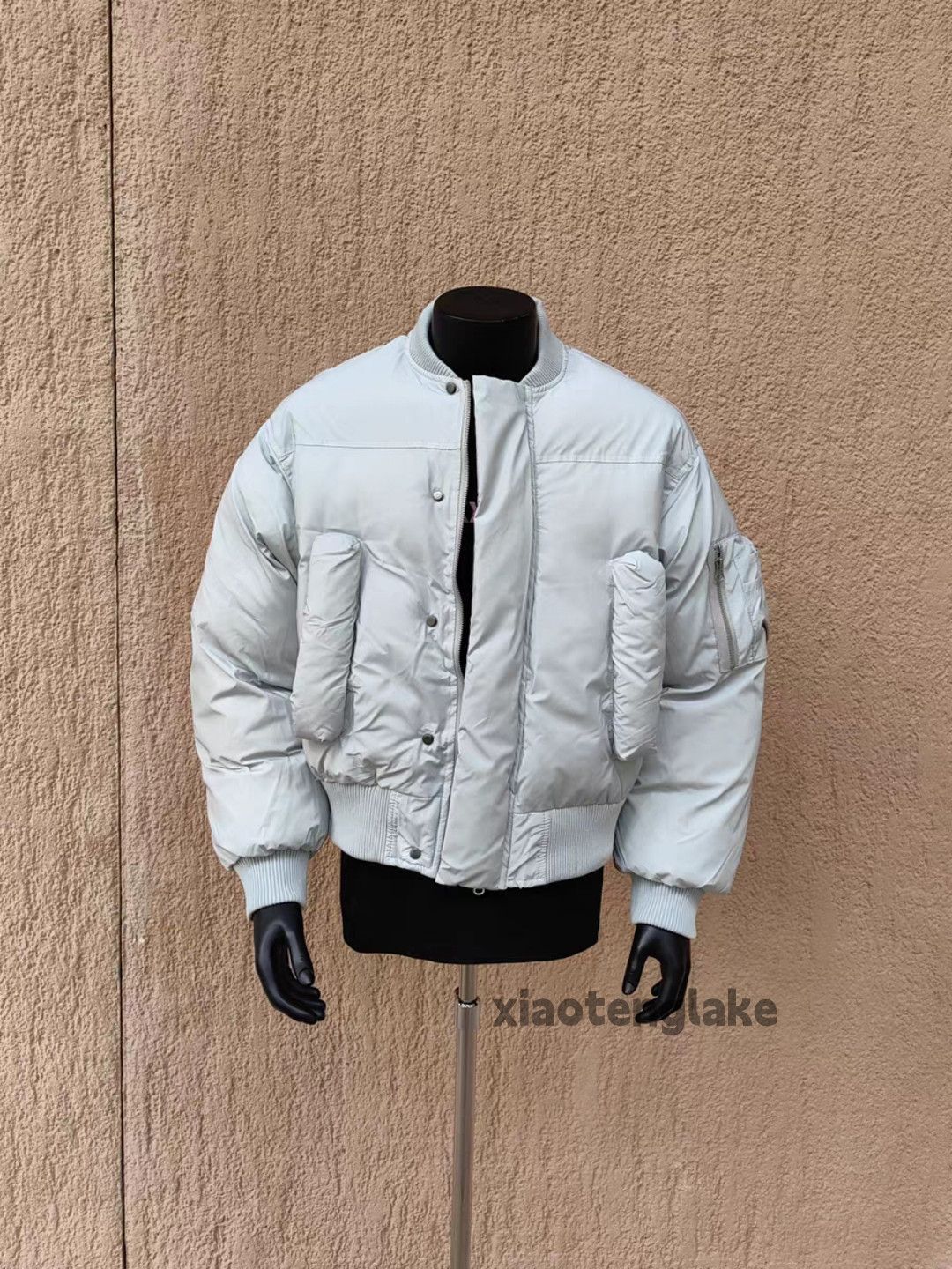 Vintage Utility punk yuppie loose hiphop bomber sports jacket Size US M / EU 48-50 / 2 - 1 Thumbnail