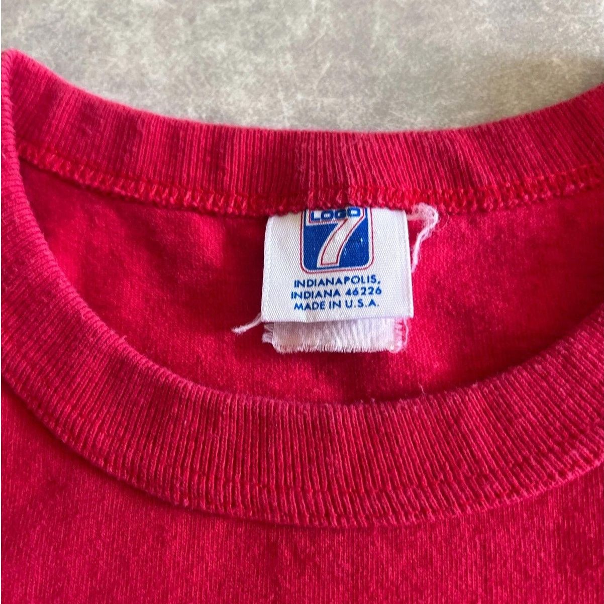 Vintage 90s Vintage Kansas City Chiefs Logo7 Red T Shirt Size M Size US M / EU 48-50 / 2 - 4 Thumbnail