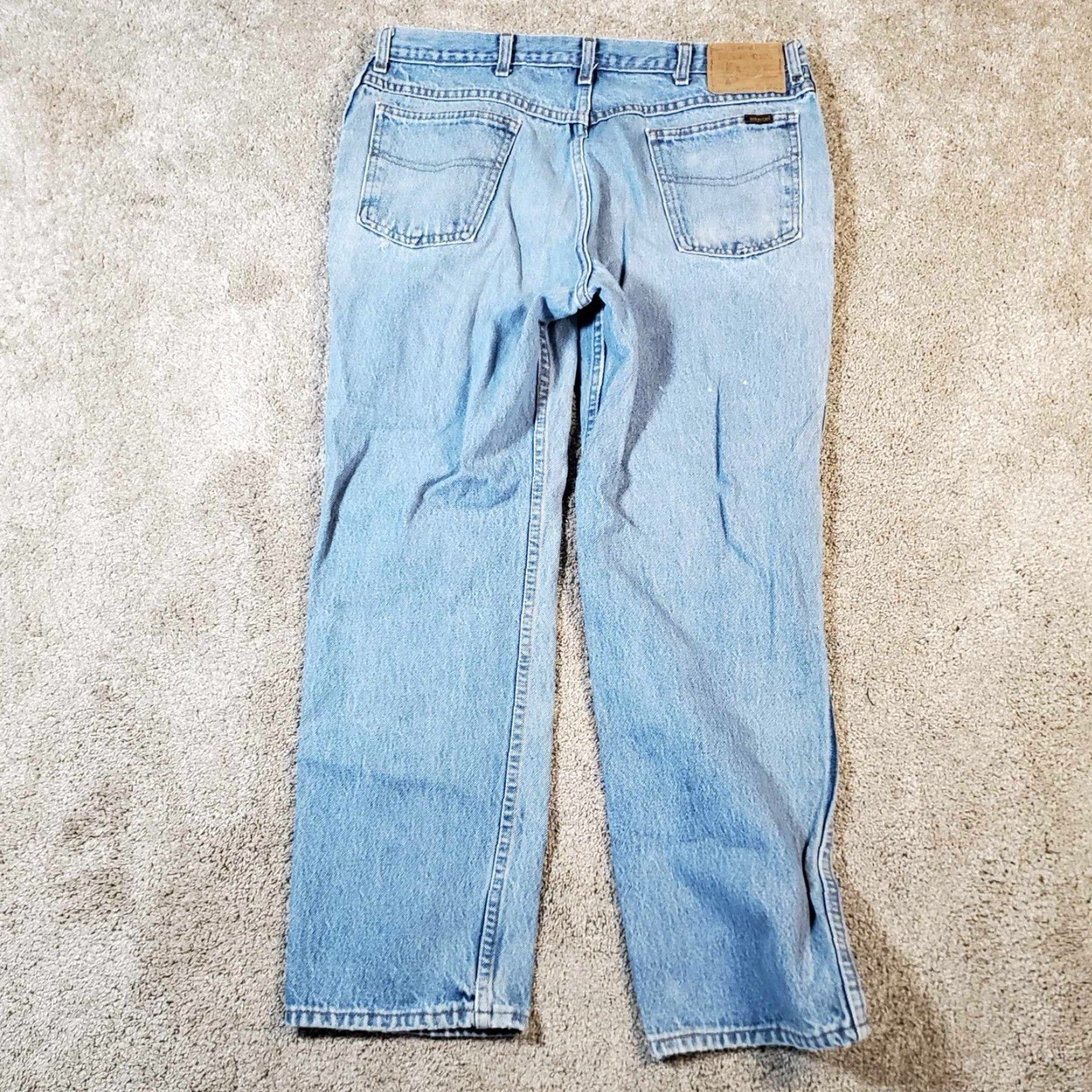 Vintage VINTAGE Roebucks Jeans Men’s 36x29 Denim 5-Pocket Classic Straight Blue Cotton Roebuck & Co. Jeans Mens Regular 36 Blue 29in Inseam US Made Size US 36 / EU 52 - 3 Thumbnail
