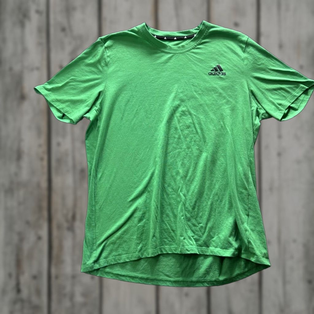 Adidas Adidas Shirt Mens Medium Green Logo Crewneck Tee Short Sleeve Athletic Size US M / EU 48-50 / 2 - 1 Thumbnail