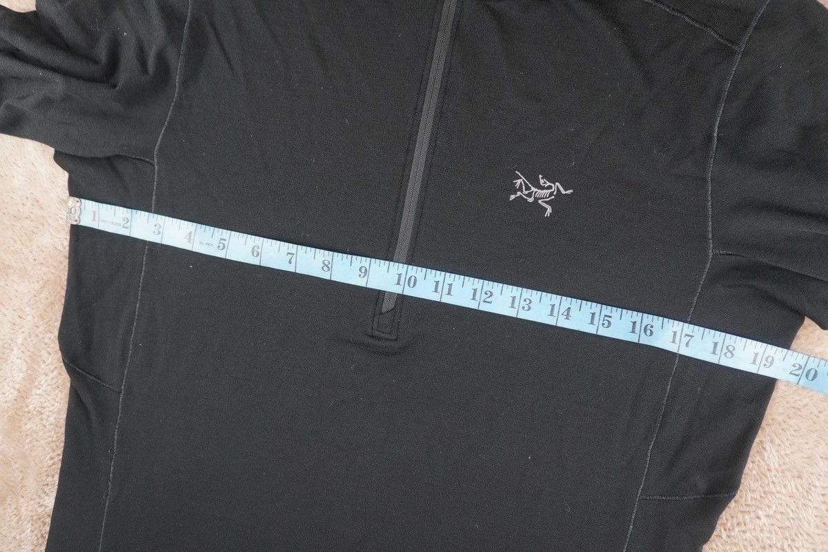 Arc'teryx Arc'teryx Rho Merino Wool Zip Neck Mens Small Black Base Size US S / EU 44-46 / 1 - 9 Thumbnail